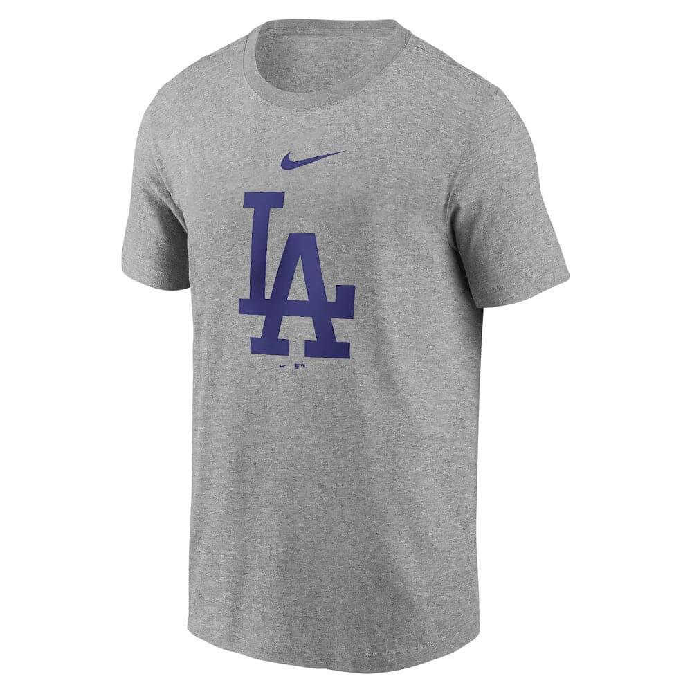 Nike T-Shirts Los Angeles Dodgers Nike MLB Logo T-Shirt - Dark Grey Heather