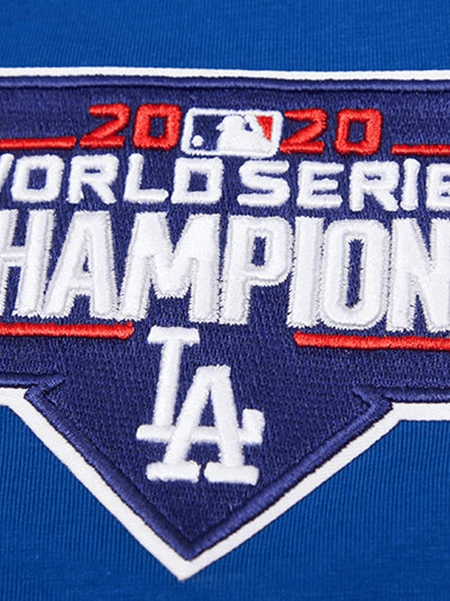 Pro Standard T-Shirts Los Angeles Dodgers Pro Standard MLB Classic Chenille T-Shirt - Blue