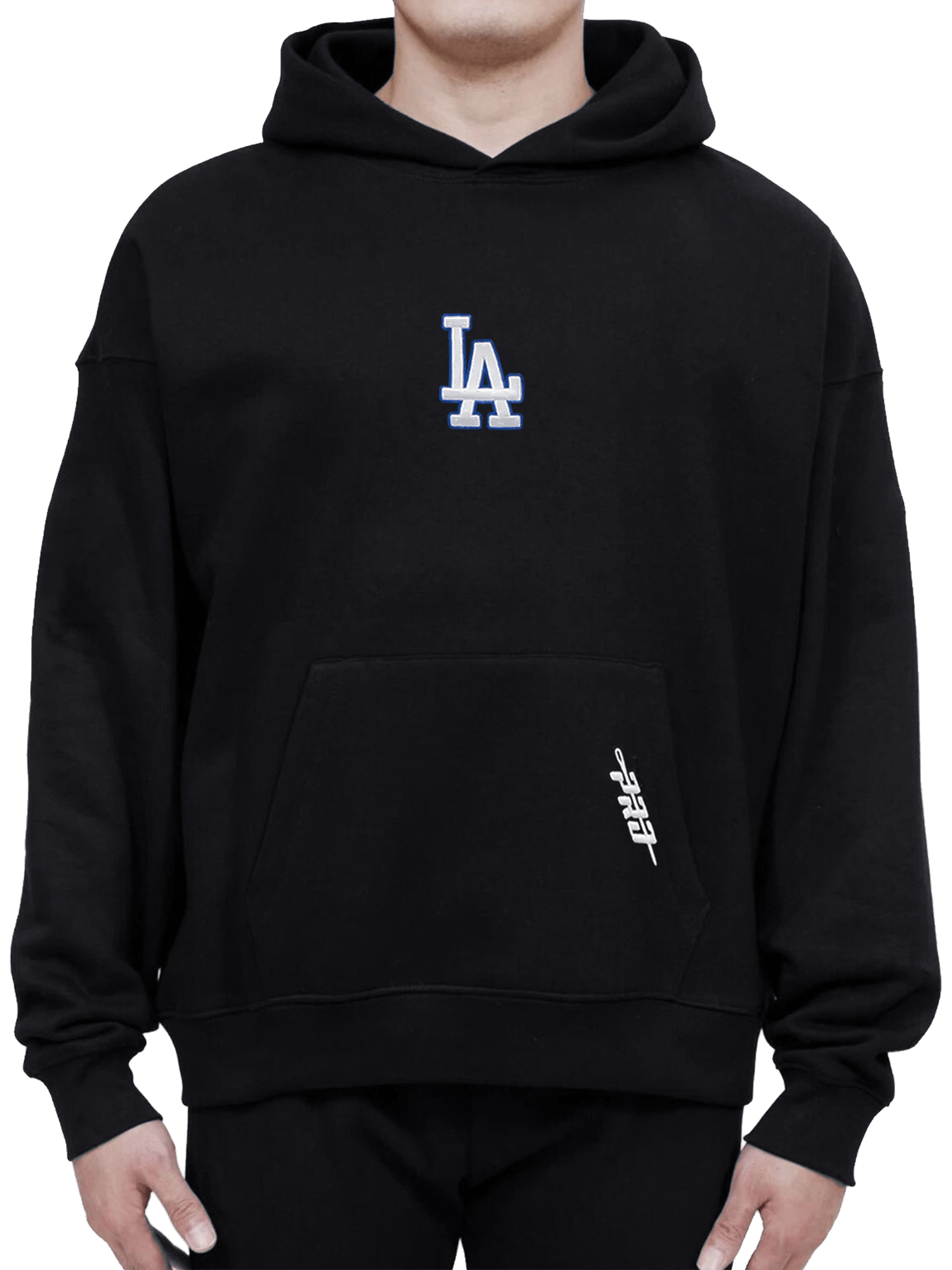 Pro Standard Jumpers Los Angeles Dodgers Pro Standard MLB Icon Drop Shoulder Hoodie Jumper - Black