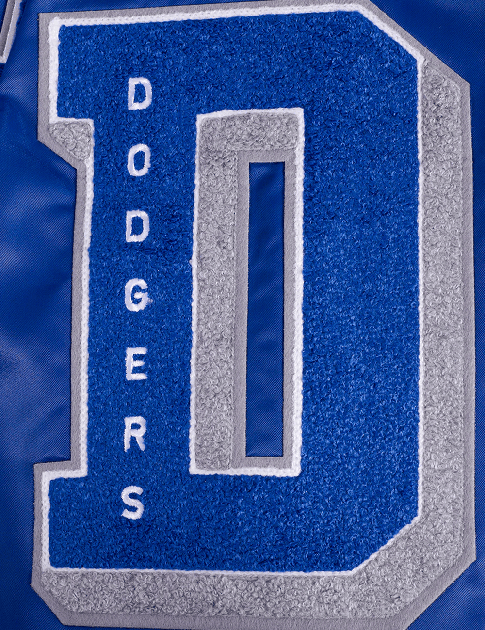 Pro Standard Jackets Los Angeles Dodgers Pro Standard MLB Old English Lightweight Satin Jacket - Blue