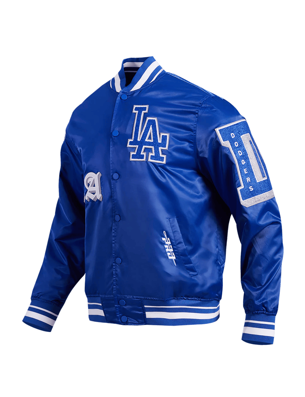 Pro Standard Jackets Los Angeles Dodgers Pro Standard MLB Old English Lightweight Satin Jacket - Blue