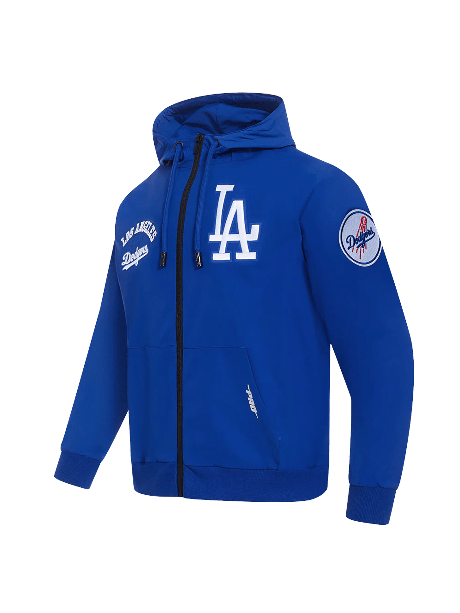 Pro Standard Jumpers Los Angeles Dodgers Pro Standard MLB Woven Wind Zip Hoodie Jumper - Blue