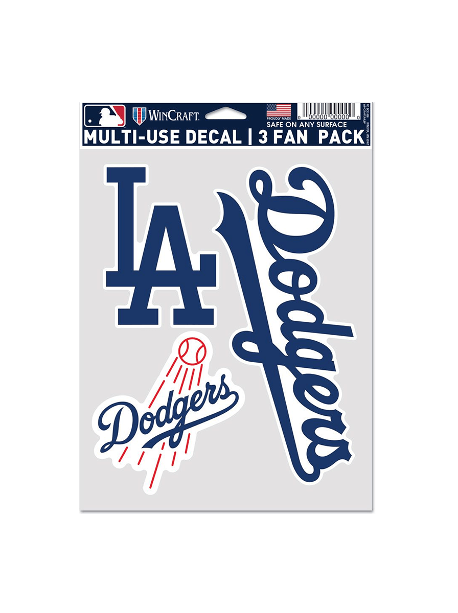 Wincraft Accessories Los Angeles Dodgers Wincraft MLB Multi Use Decal 3 Pack Set
