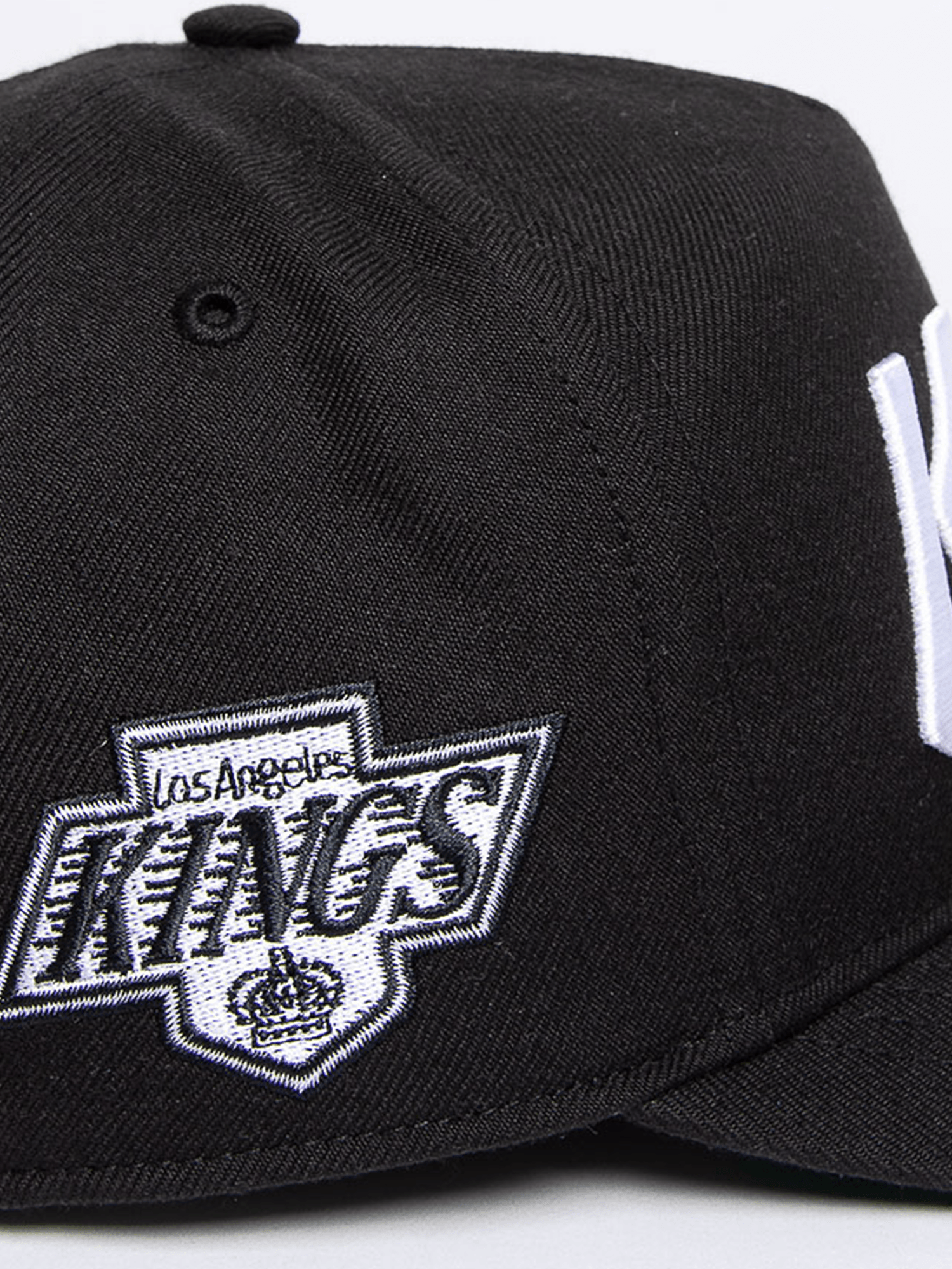 47 Brand Caps Los Angeles Kings '47 NHL Attitude Script Hitch Pre-Curved Snapback Hat - Black