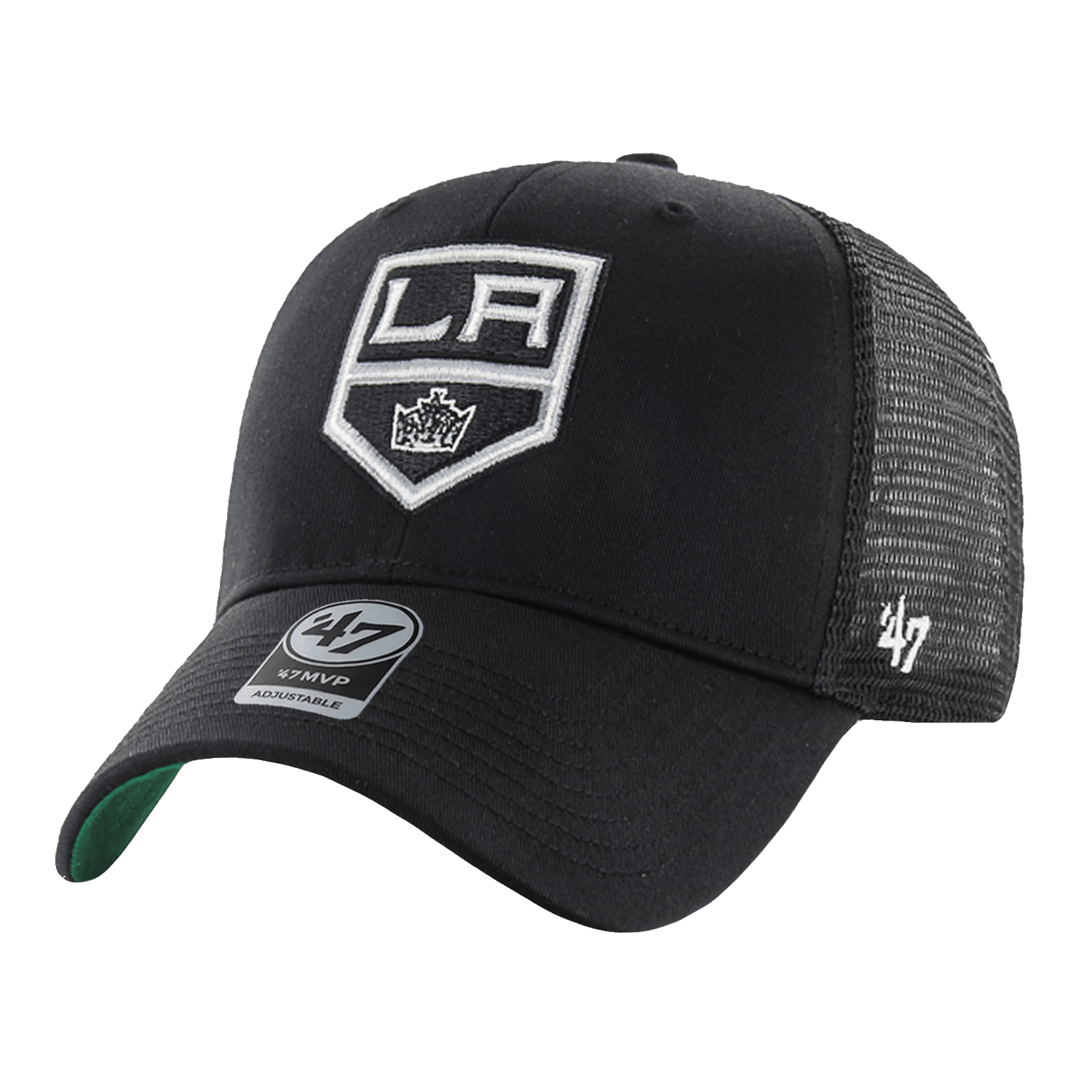 47 Brand Caps Los Angeles Kings '47 NHL Branson MVP Trucker Snapback Hat - Black
