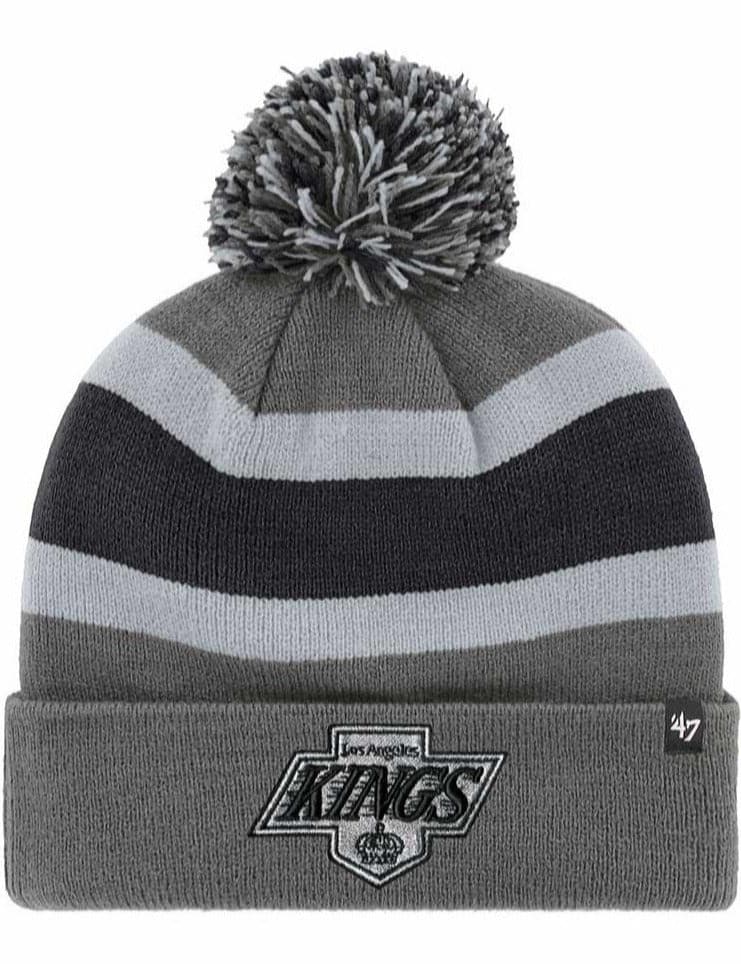 47 Brand Beanies Los Angeles Kings '47 NHL Breakaway Pom Knit Beanie - Charcoal