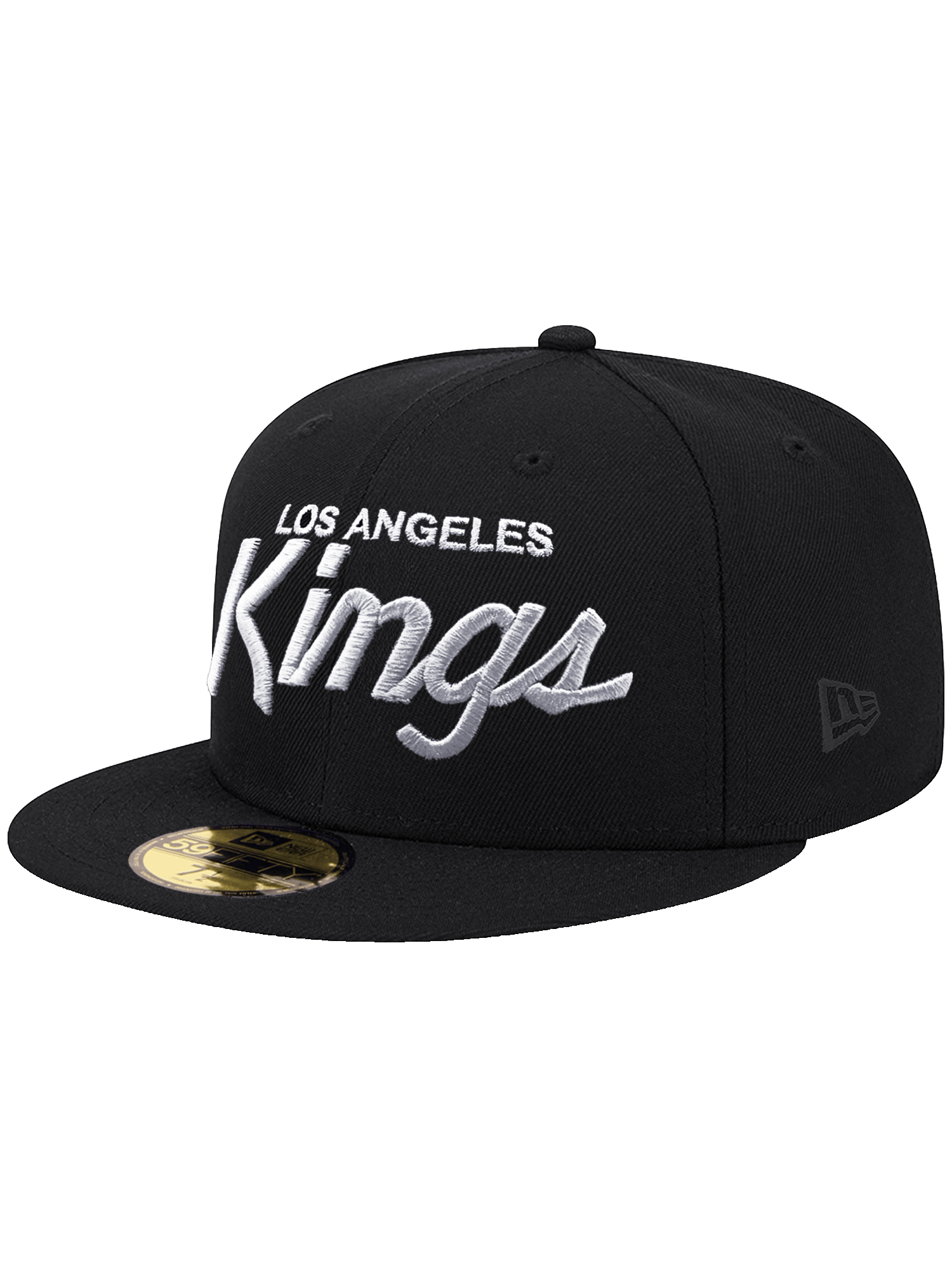 New Era Caps Los Angeles Kings New Era NHL Script 59FIFTY Fitted Hat - Black