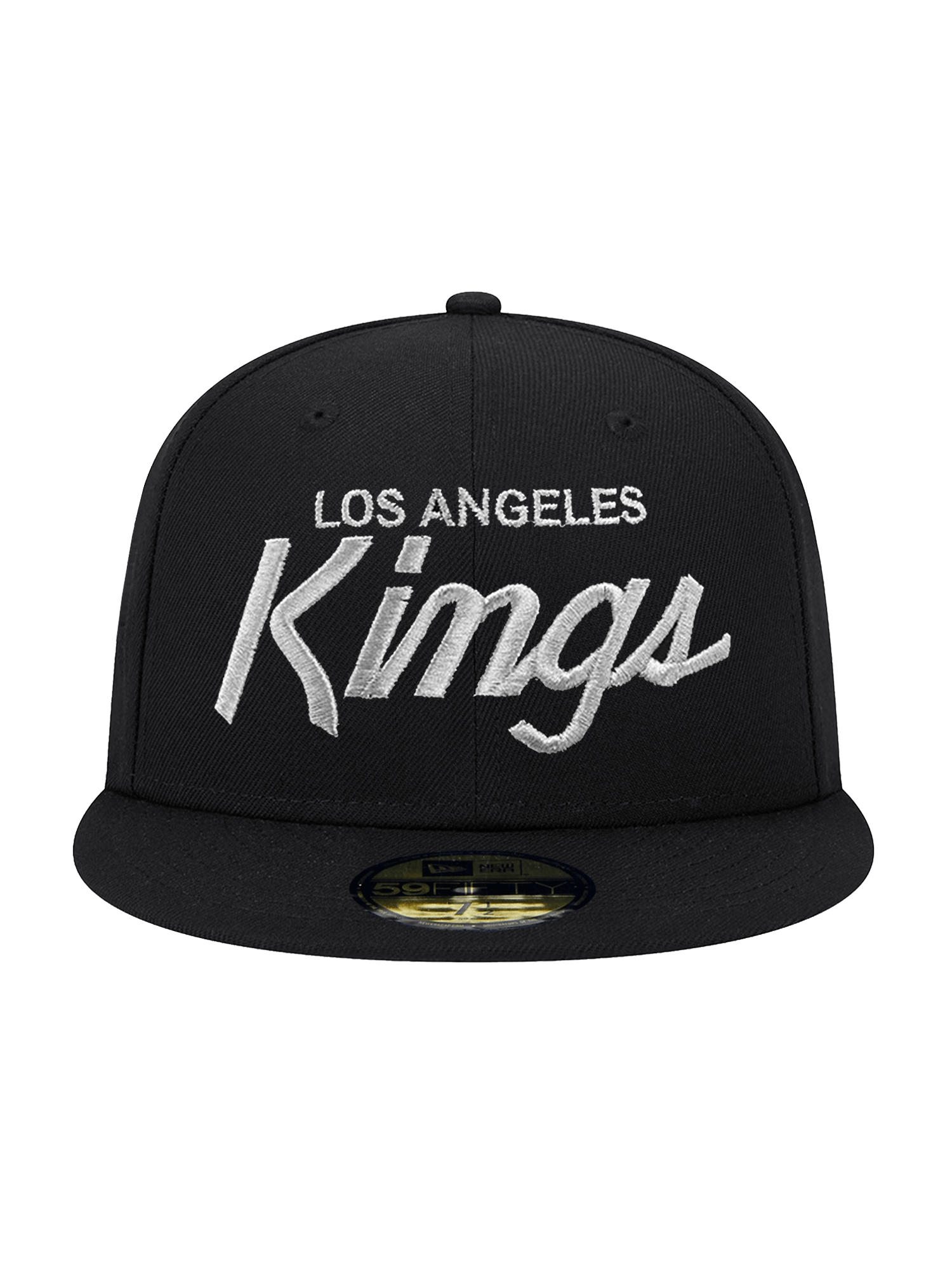 New Era Caps Los Angeles Kings New Era NHL Script 59FIFTY Fitted Hat - Black