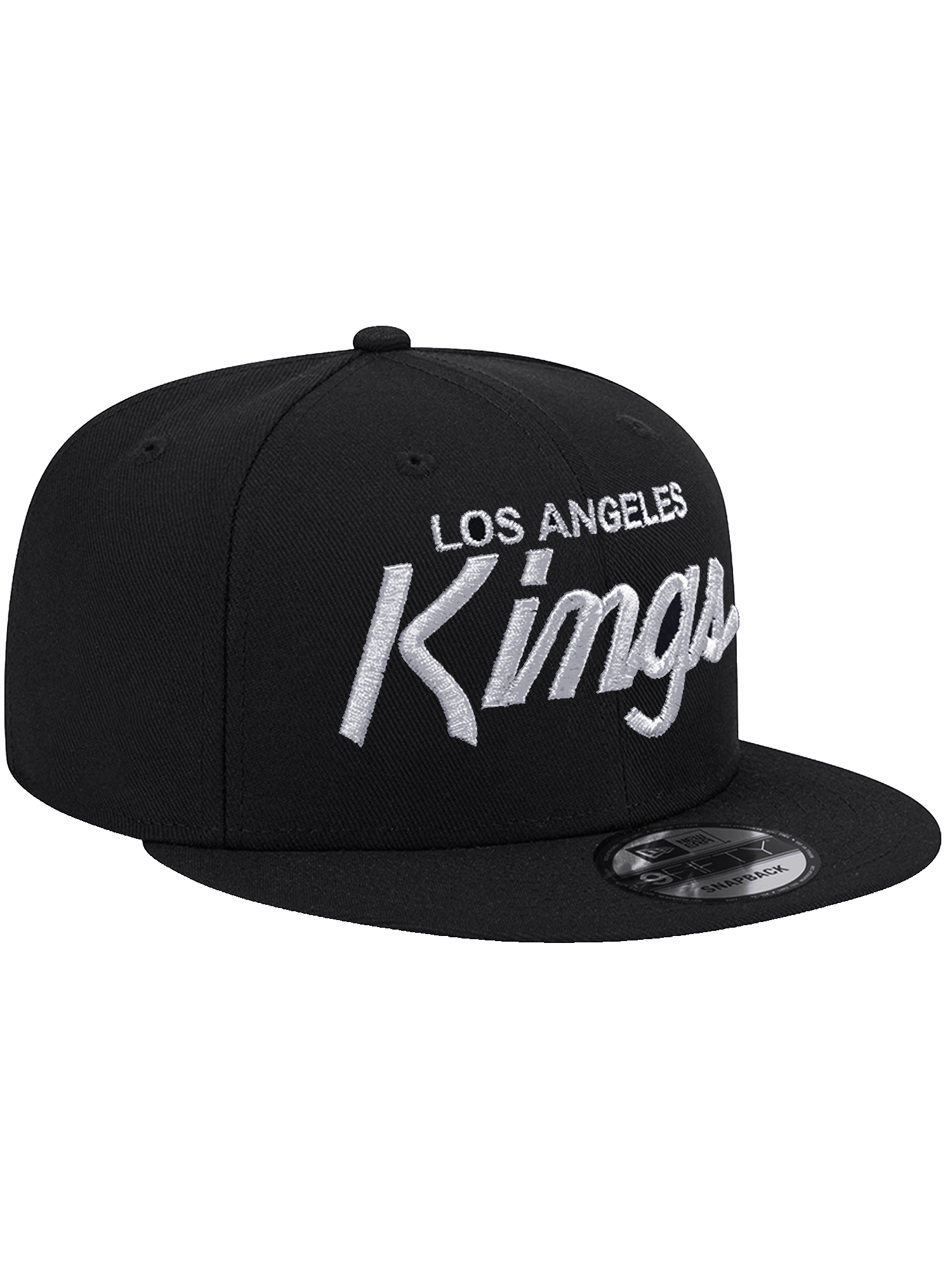 New Era Caps OSFA Los Angeles Kings New Era NHL Script 9FIFTY Snapback Hat - Black