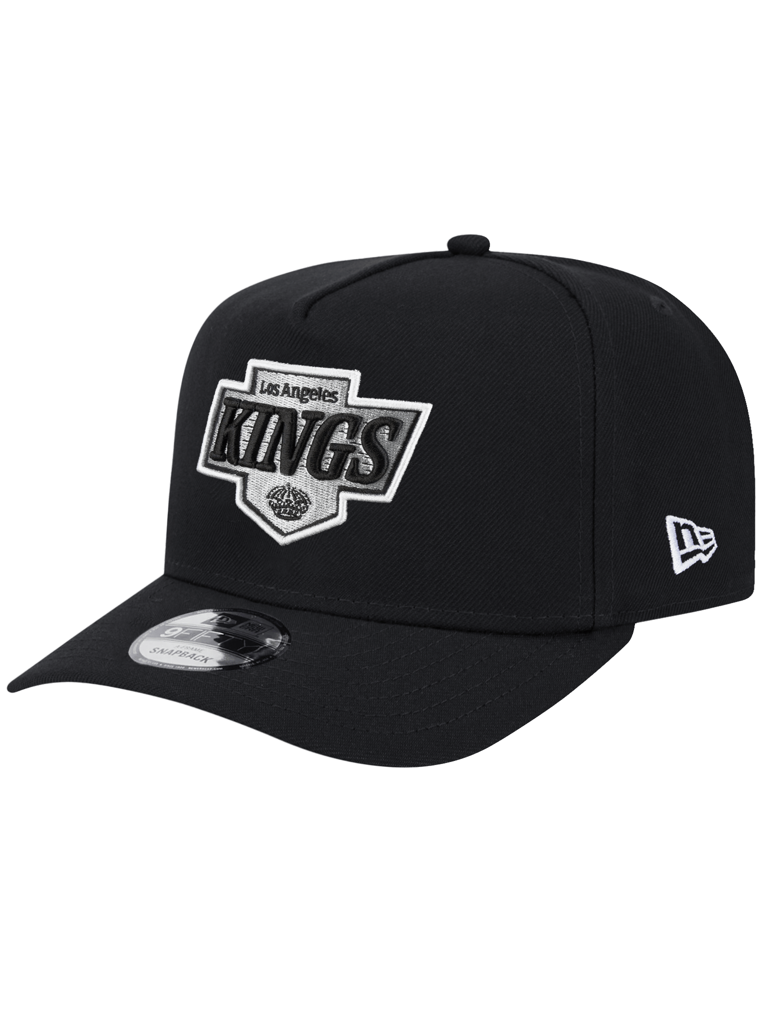 New Era Caps Los Angeles Kings New Era NHL Team Pre-Curved 9FIFTY A-Frame Snapback Hat - Black