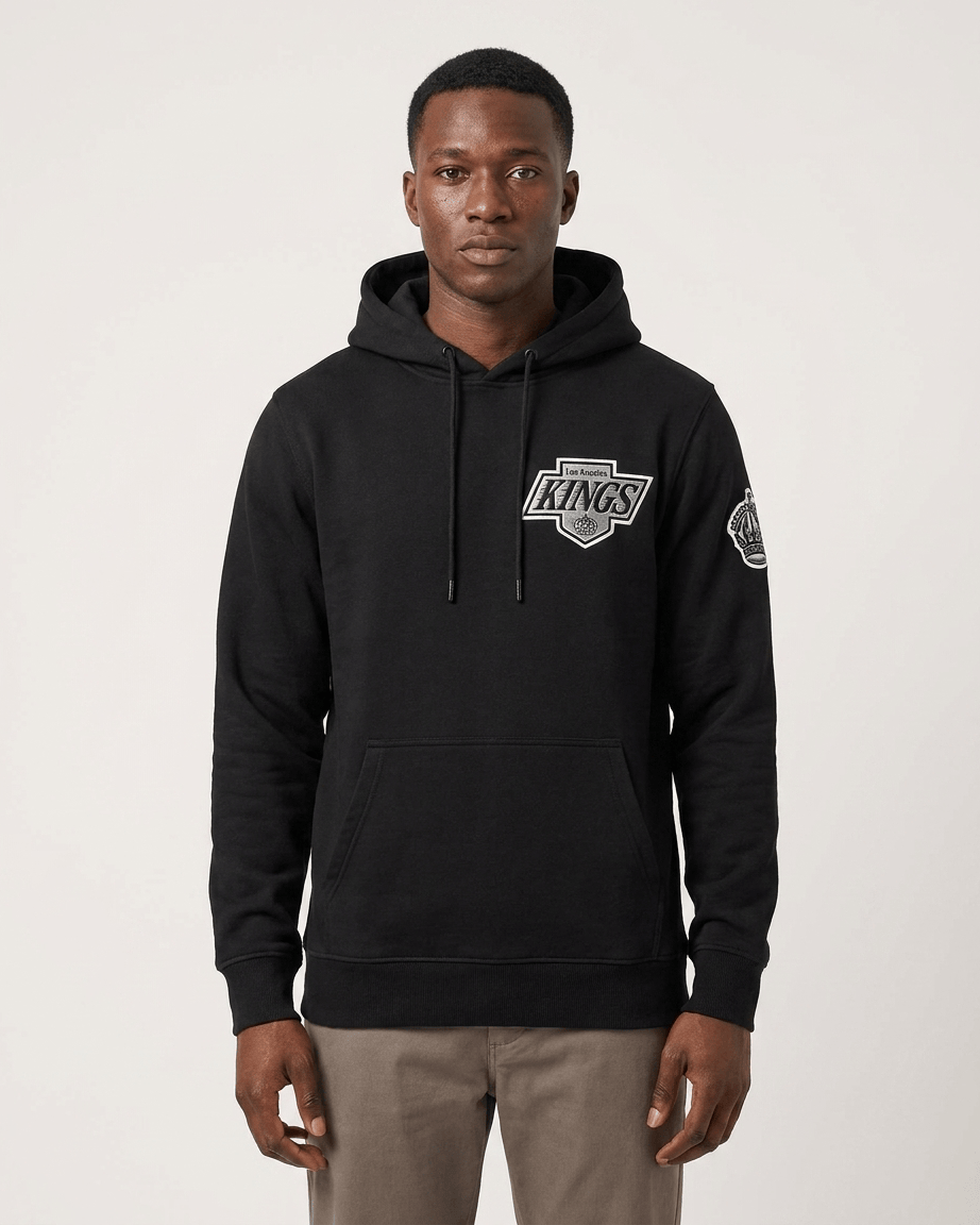 Pro Standard Jumpers Los Angeles Kings Pro Standard NHL Team Chenille Flex Hoodie Jumper - Black