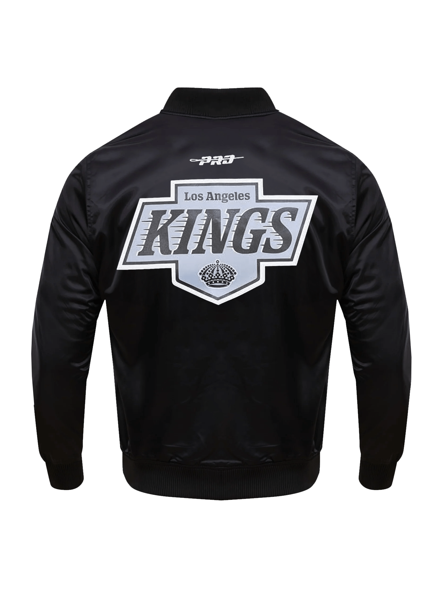 Pro Standard Jackets Los Angeles Kings Pro Standard NHL Team Classic Satin Button Jacket - Black