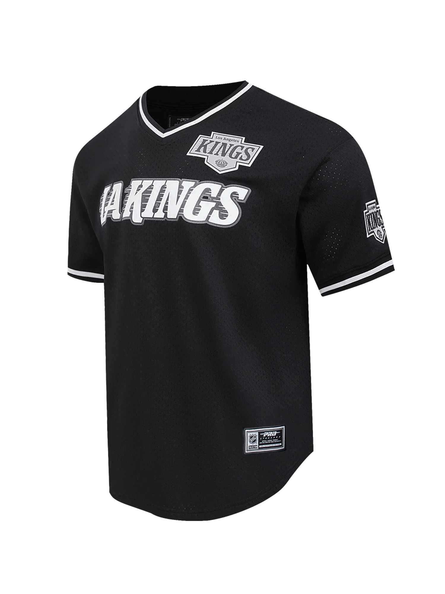 Pro Standard T-Shirts Los Angeles Kings Pro Standard NHL Team Mesh Short Sleeve - Black
