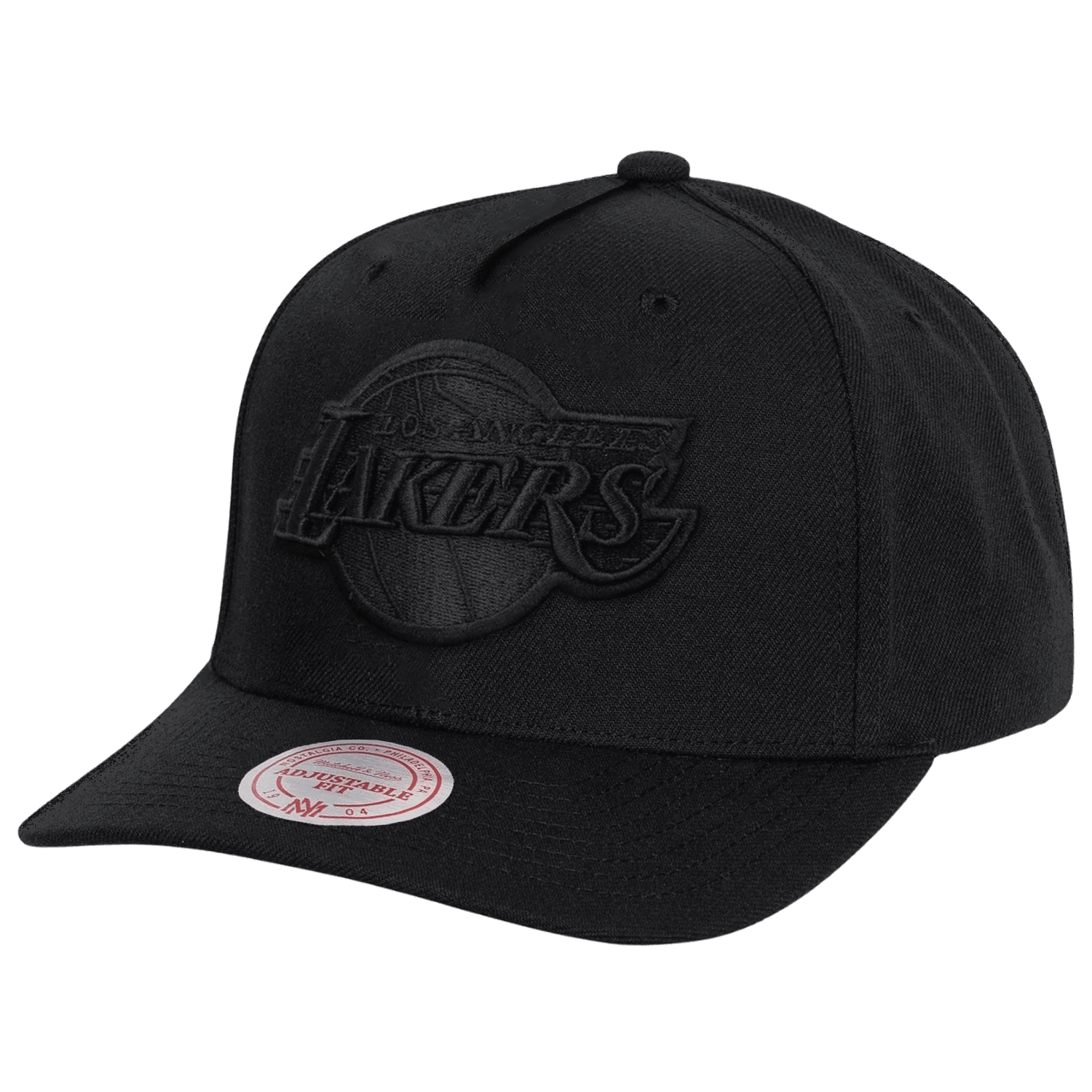 Mitchell And Ness Caps Los Angeles Lakers Mitchell & Ness NBA All Black MVP Snapback Hat - Black