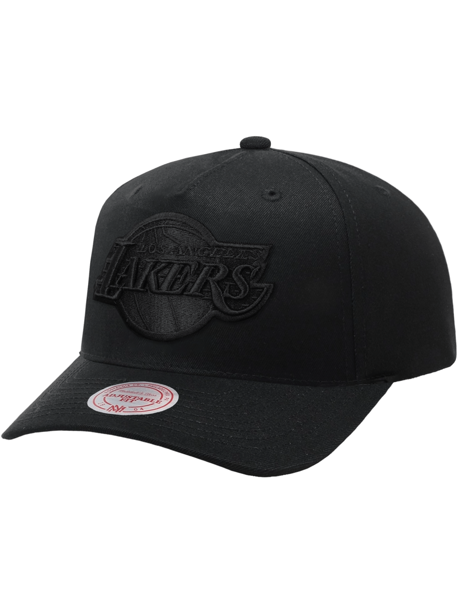 Mitchell And Ness Caps Los Angeles Lakers Mitchell & Ness NBA Black On Black MVP Snapback Hat