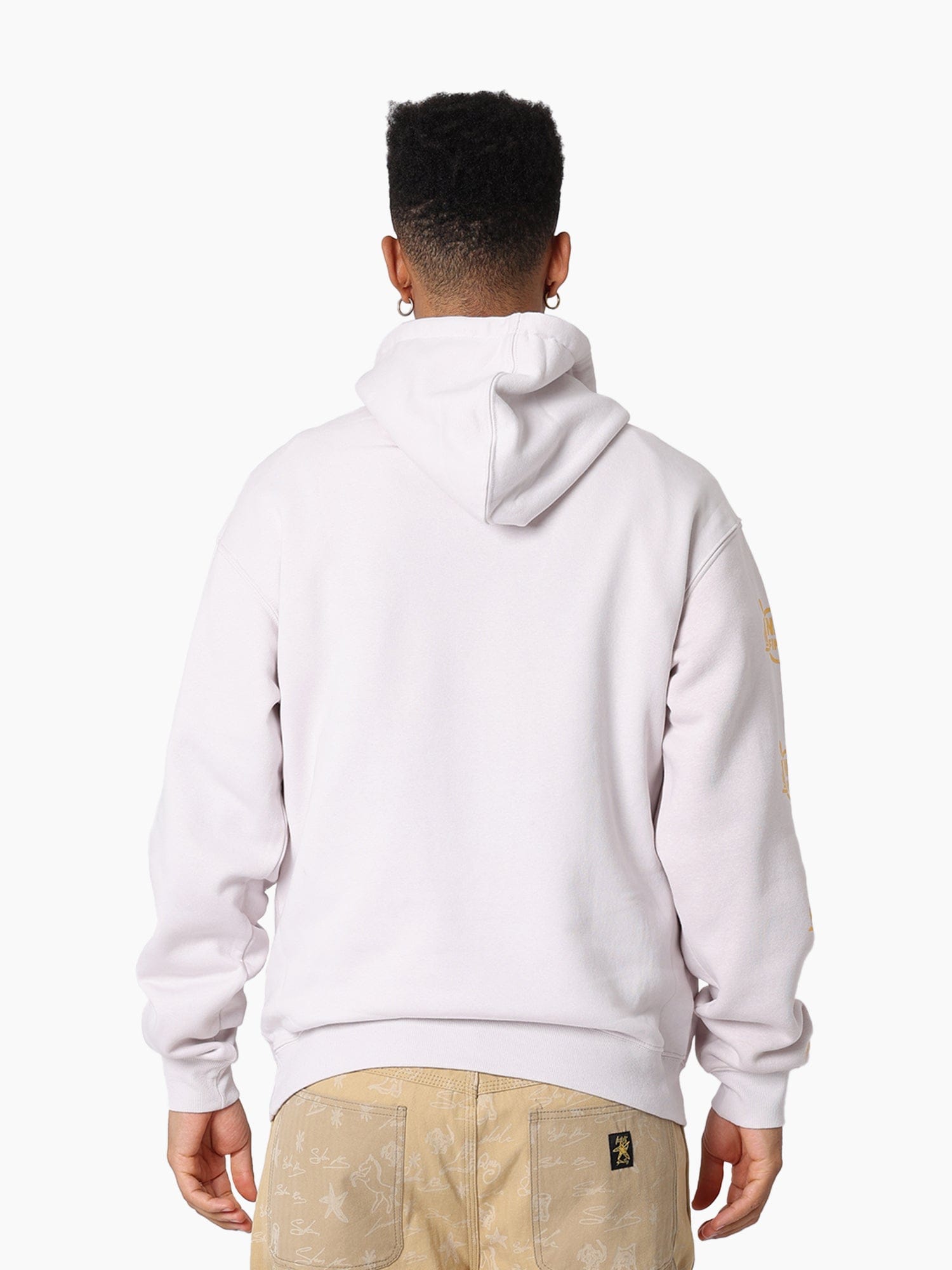 Mitchell And Ness Jumpers Los Angeles Lakers Mitchell & Ness NBA Champs History Vintage Hoodie Jumper - Orchid