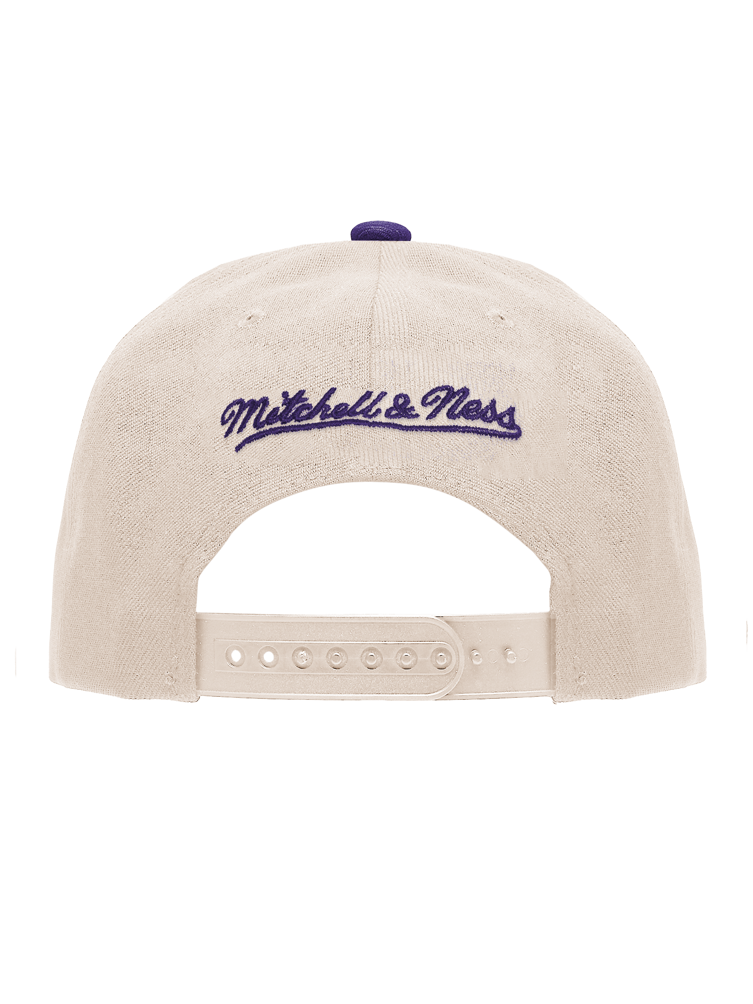 Mitchell And Ness Caps Los Angeles Lakers Mitchell & Ness NBA HWC 2T Pro Pinch Snapback Hat - Cream