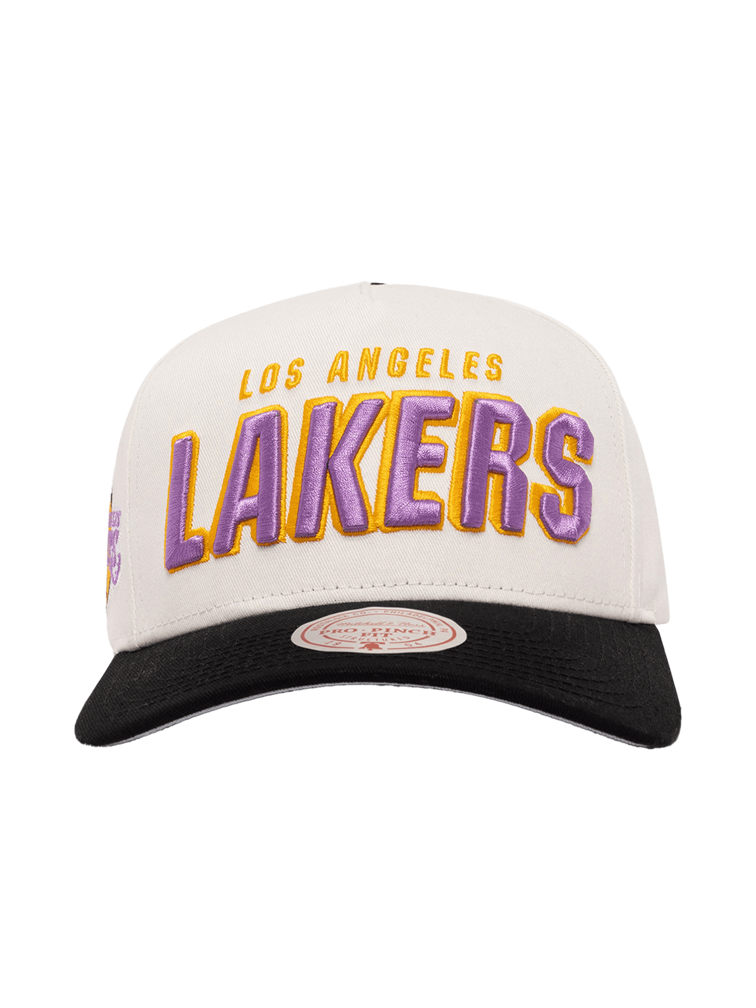 Mitchell And Ness Caps Los Angeles Lakers Mitchell & Ness NBA HWC Draft Day Pro Pinch Snapback Hat