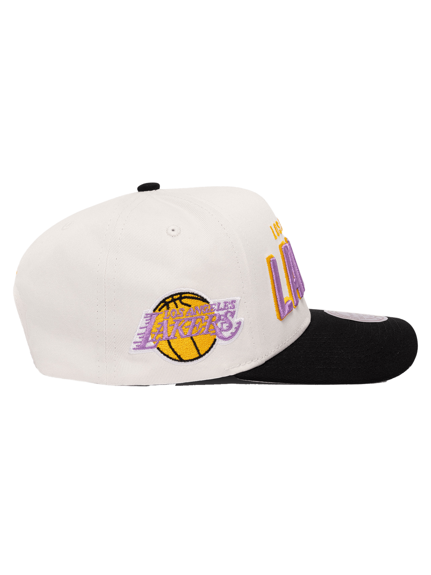Mitchell And Ness Caps Los Angeles Lakers Mitchell & Ness NBA HWC Draft Day Pro Pinch Snapback Hat