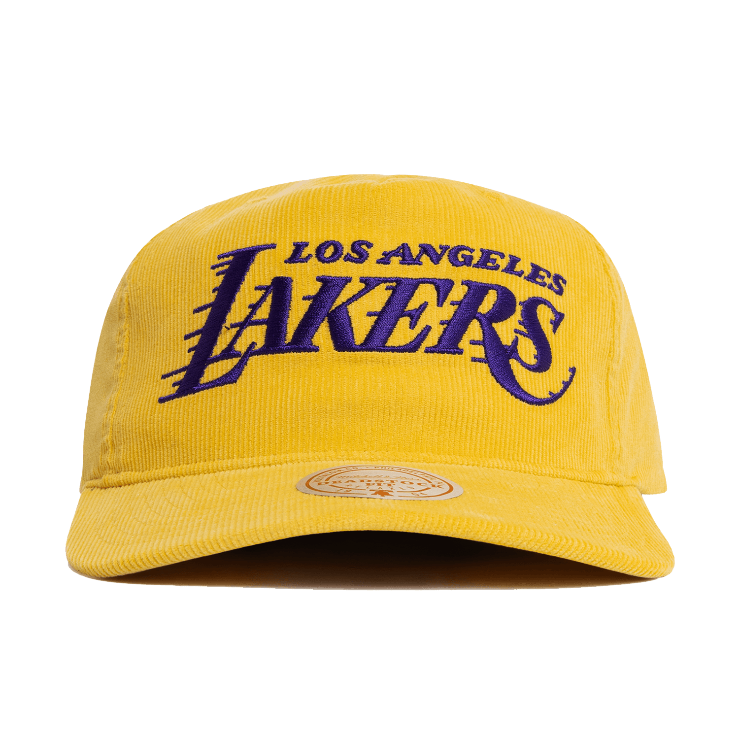 Mitchell And Ness Caps Los Angeles Lakers Mitchell & Ness NBA Origin Deadstock Snapback Hat - Yellow