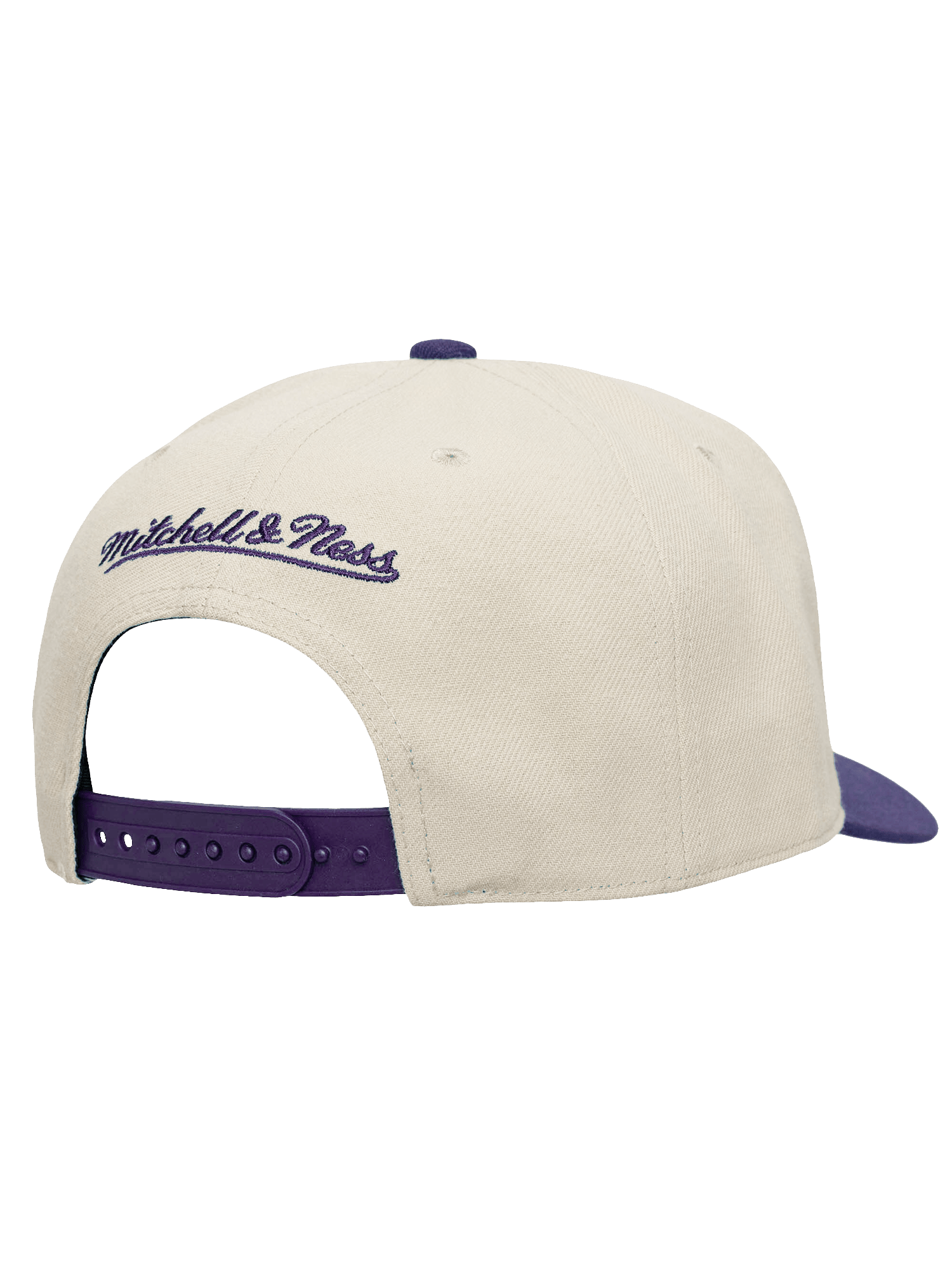Mitchell And Ness Caps Los Angeles Lakers Mitchell & Ness NBA Team Flex-Snap Snapback Hat - Off White