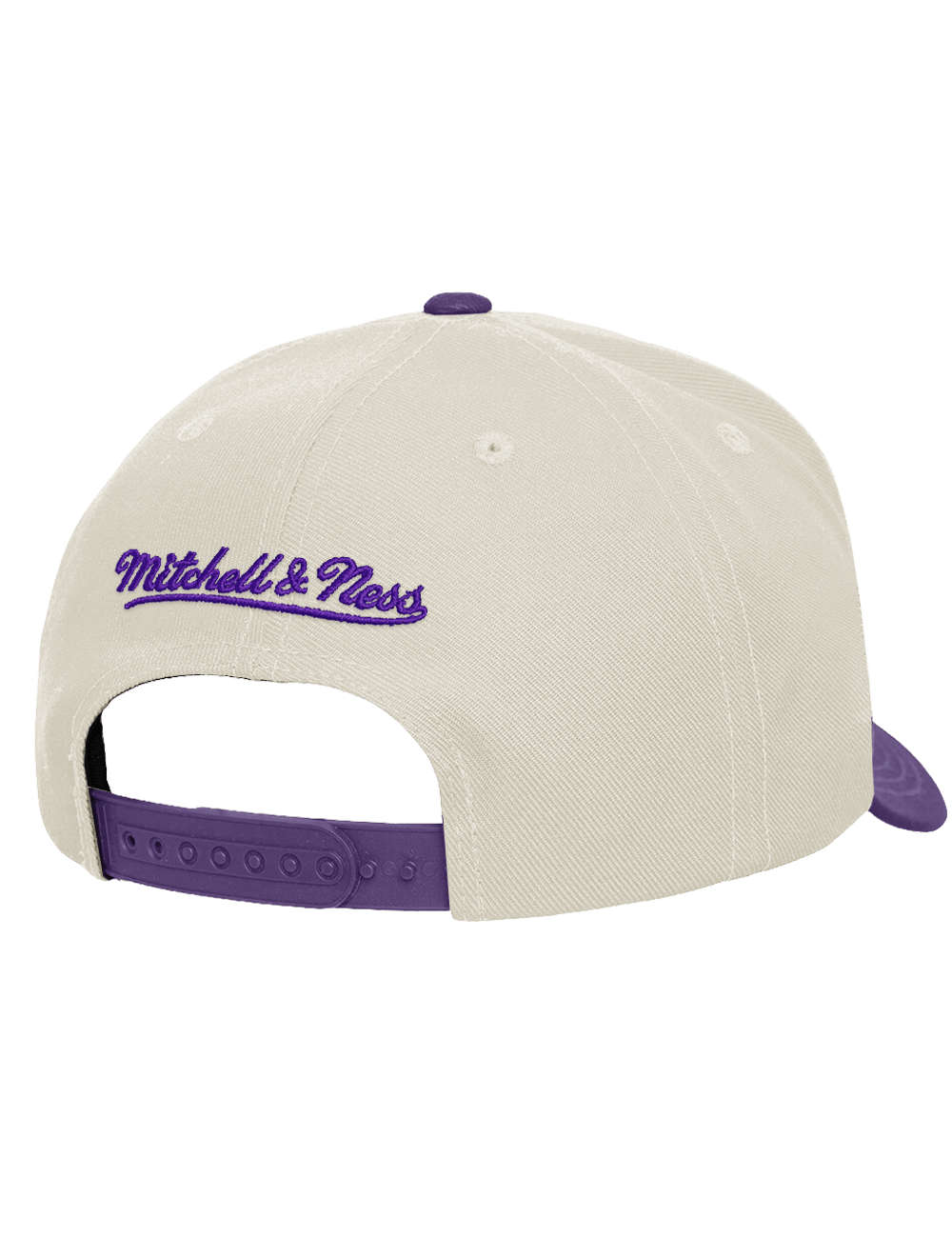 Mitchell And Ness Caps OSFM Los Angeles Lakers Mitchell & Ness NBA Team Pro Pinch Snapback Hat - Chrome