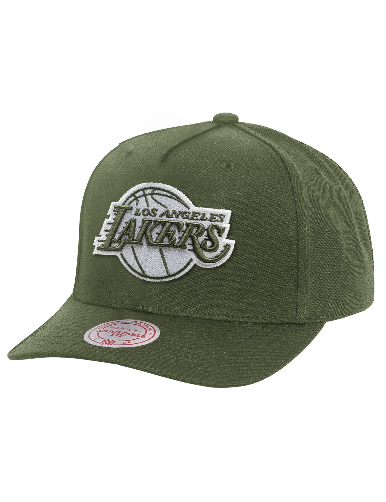 Mitchell And Ness Caps Los Angeles Lakers Mitchell & Ness NBA Tonal MVP Snapback Hat - Olive