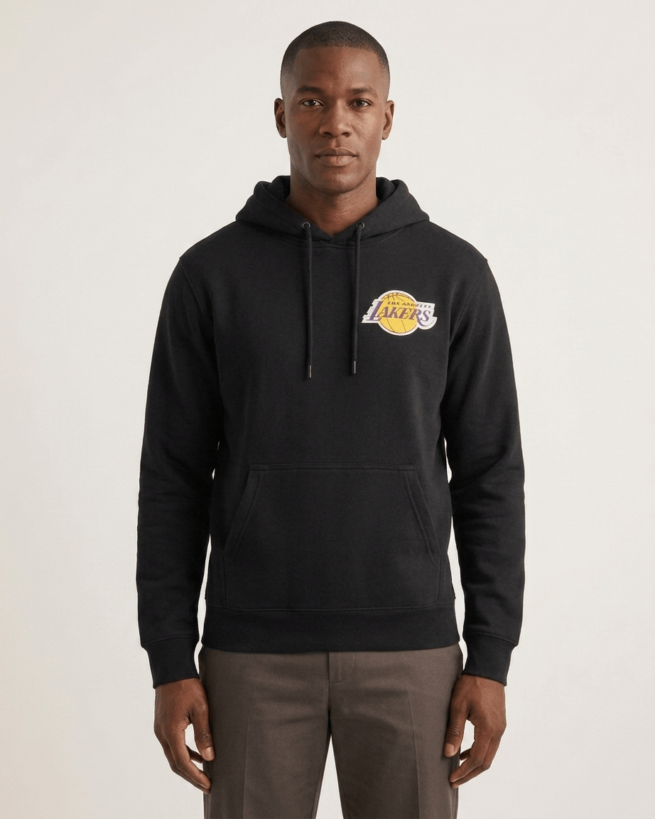 NBA Essentials Jumpers Los Angeles Lakers NBA Essentials Clarkdale Hoodie Jumper - Black