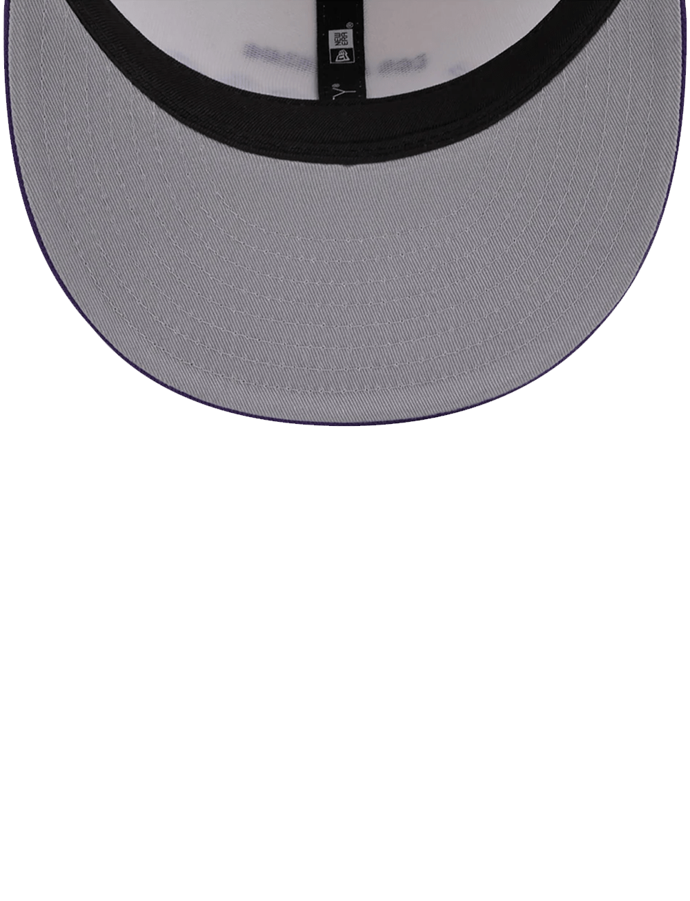 New Era Caps Los Angeles Lakers New Era NBA 2 Tone Script 9FIFTY Snapback Hat - Chrome White