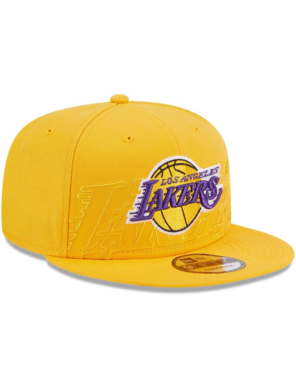 New Era Caps Los Angeles Lakers New Era NBA 23 Draft 9FIFTY Snapback Hat - Yellow