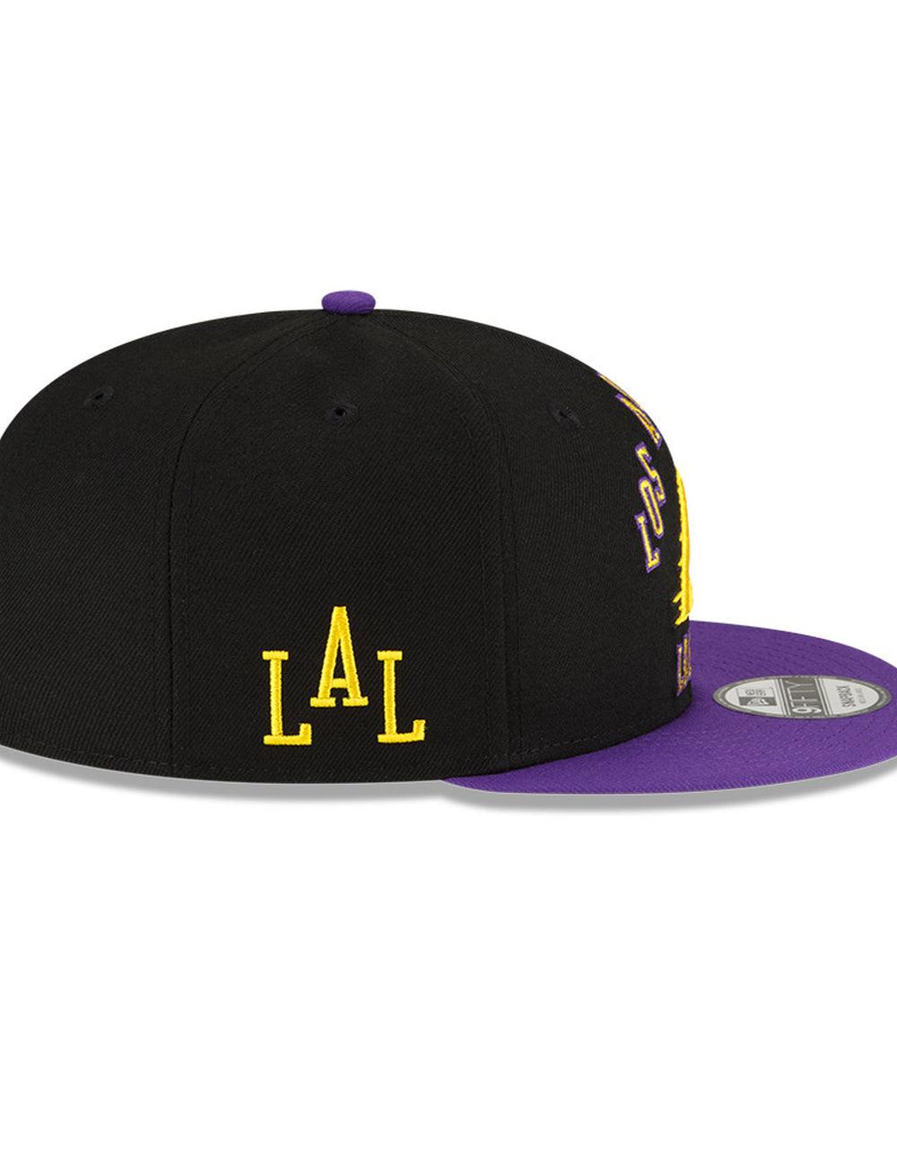 New Era Caps Los Angeles Lakers New Era NBA 24 City Edition 9FIFTY Snapback Hat