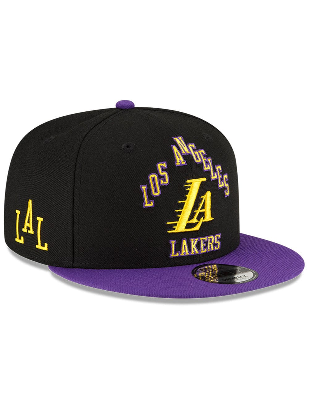 New Era Caps Los Angeles Lakers New Era NBA 24 City Edition 9FIFTY Snapback Hat