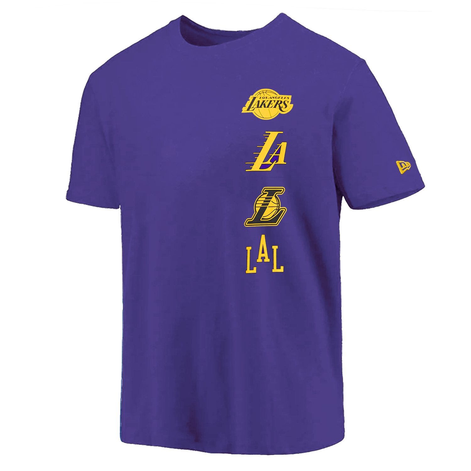 New Era T-Shirts Los Angeles Lakers New Era NBA 24 City Edition T-Shirt - Purple