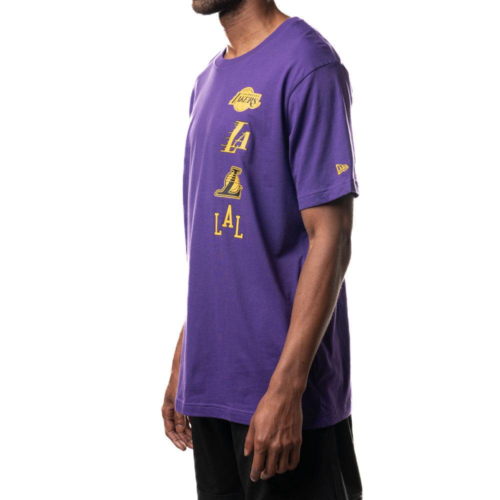 New Era T-Shirts Los Angeles Lakers New Era NBA 24 City Edition T-Shirt - Purple