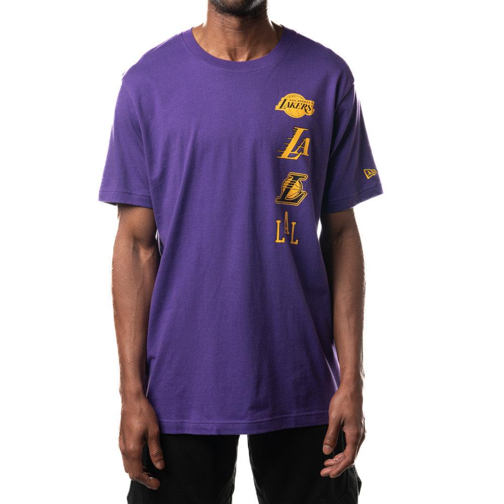 New Era T-Shirts Los Angeles Lakers New Era NBA 24 City Edition T-Shirt - Purple