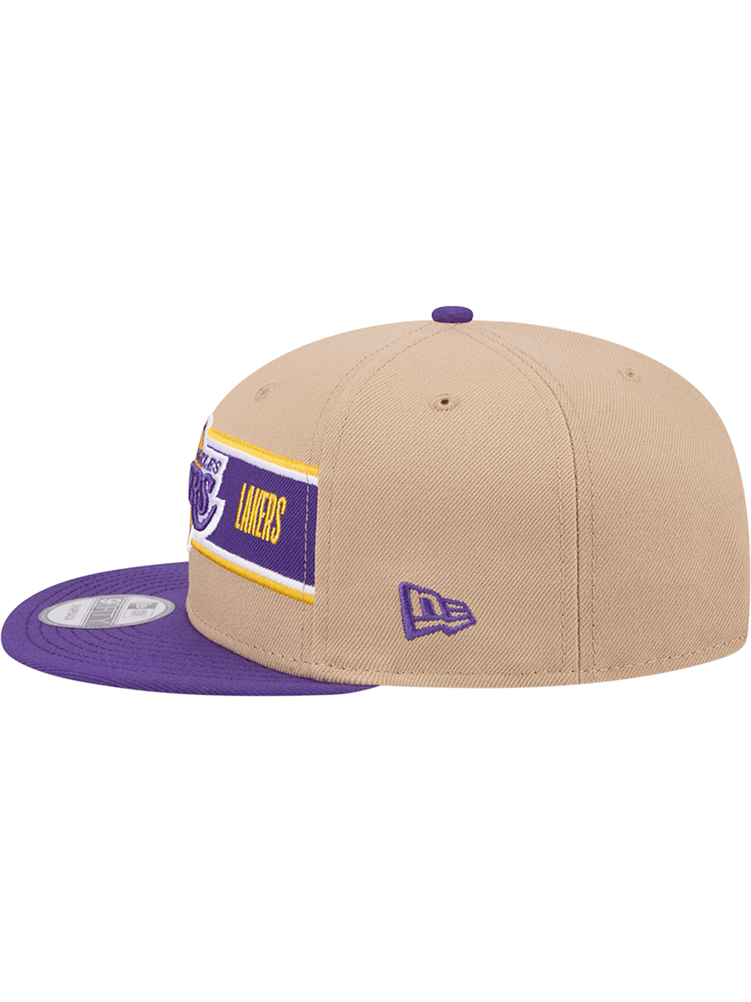 New Era Caps Los Angeles Lakers New Era NBA 24 Draft 9FIFTY Snapback Hat - Tan