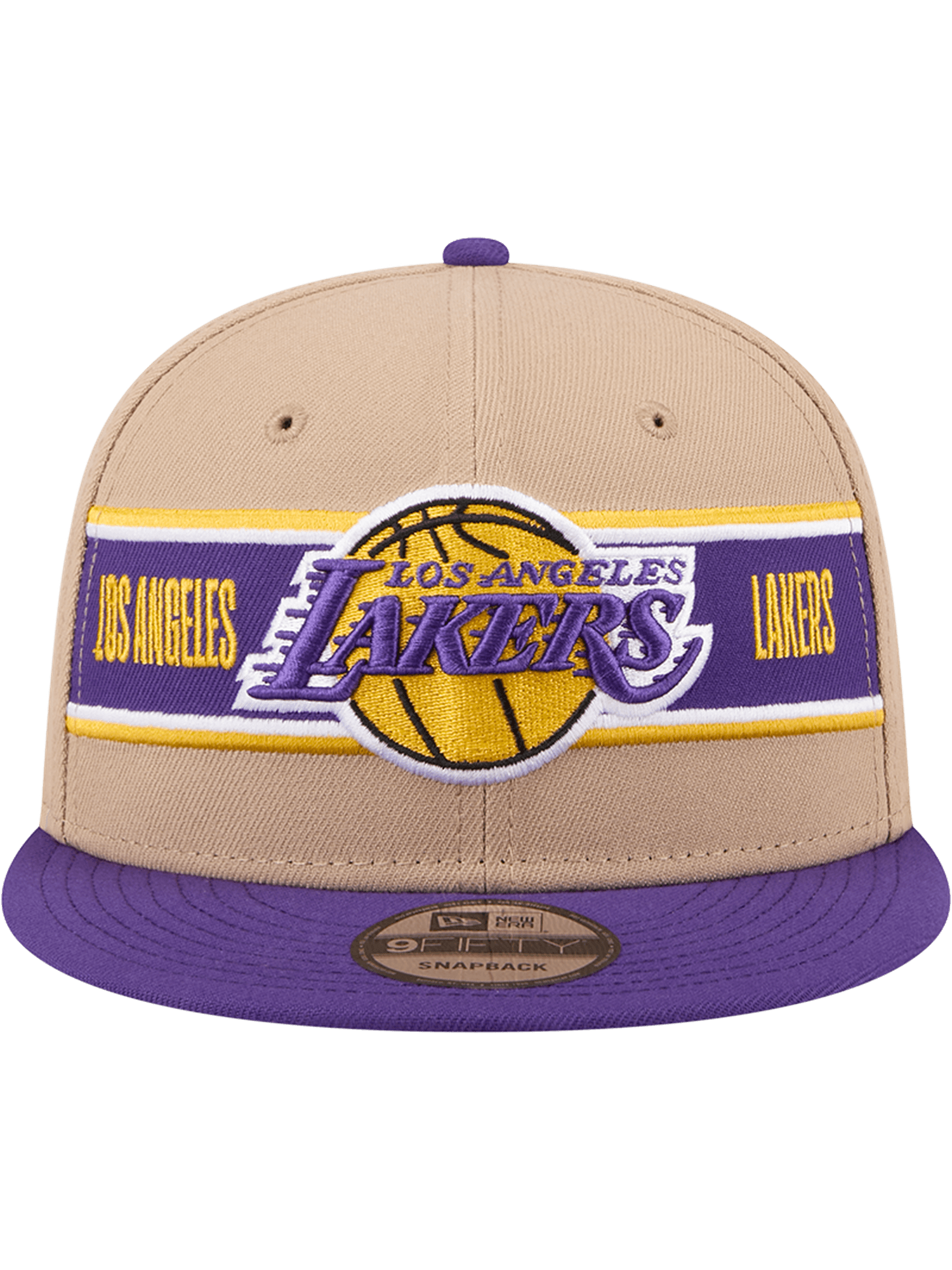 New Era Caps Los Angeles Lakers New Era NBA 24 Draft 9FIFTY Snapback Hat - Tan