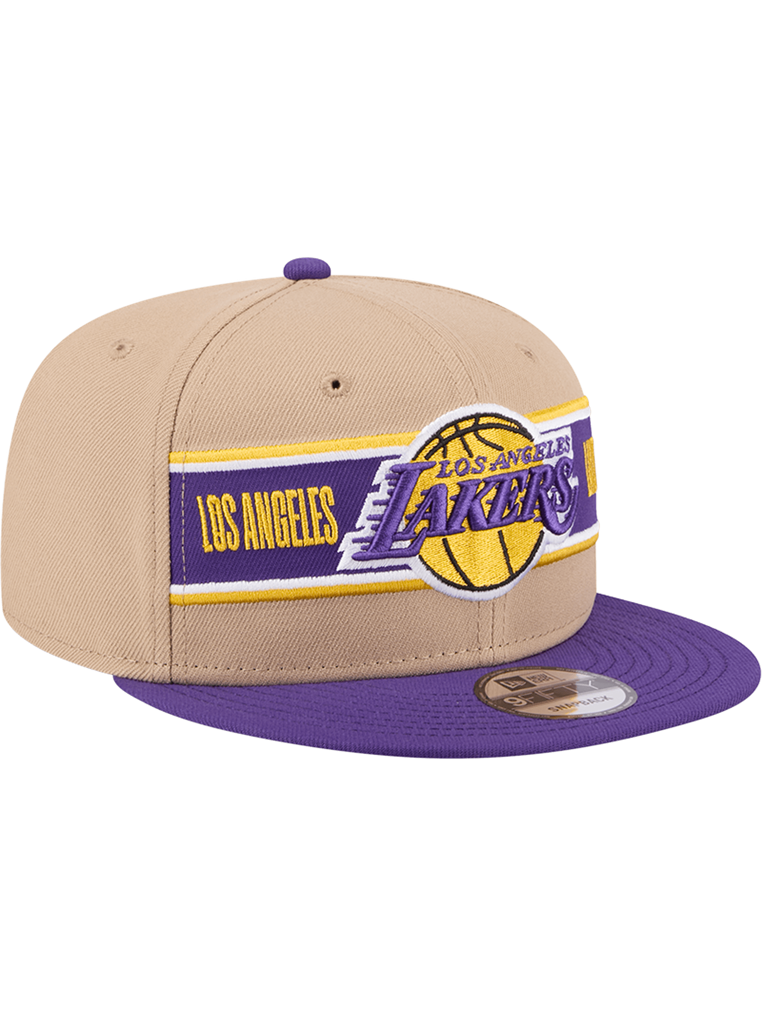 New Era Caps Los Angeles Lakers New Era NBA 24 Draft 9FIFTY Snapback Hat - Tan