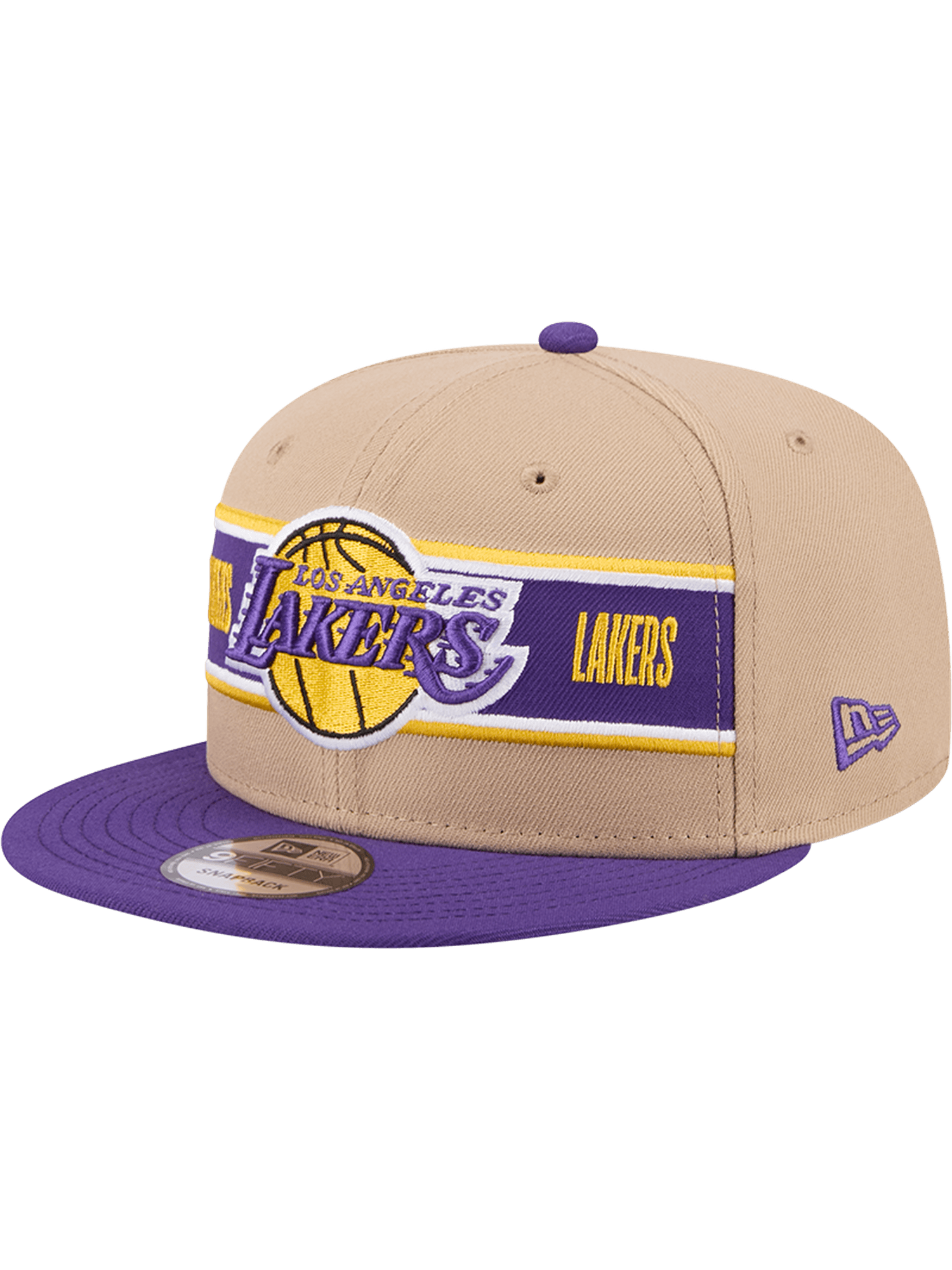 New Era Caps Los Angeles Lakers New Era NBA 24 Draft 9FIFTY Snapback Hat - Tan