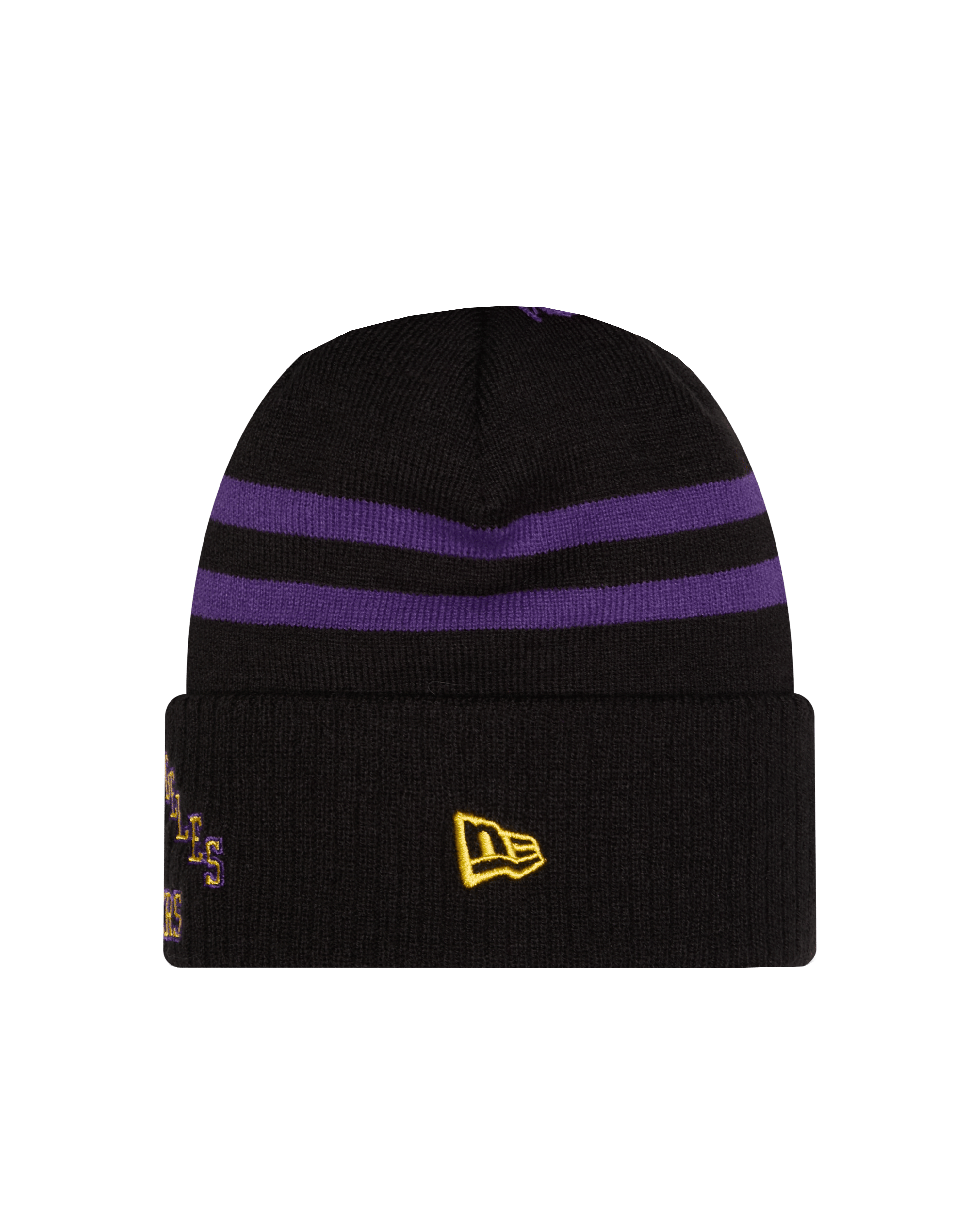 New Era Caps Los Angeles Lakers New Era NBA 25-26 City Edition Pomless Knit Beanie