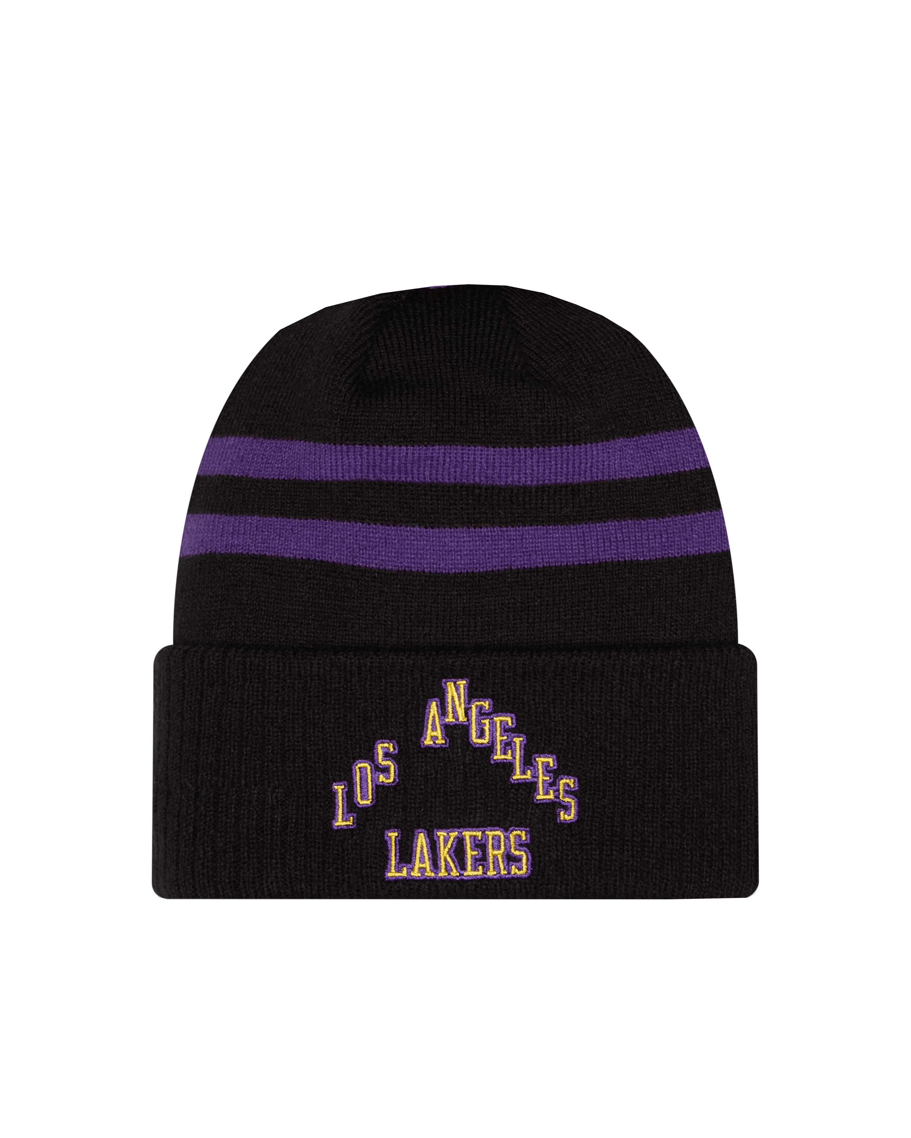 New Era Caps Los Angeles Lakers New Era NBA 25-26 City Edition Pomless Knit Beanie