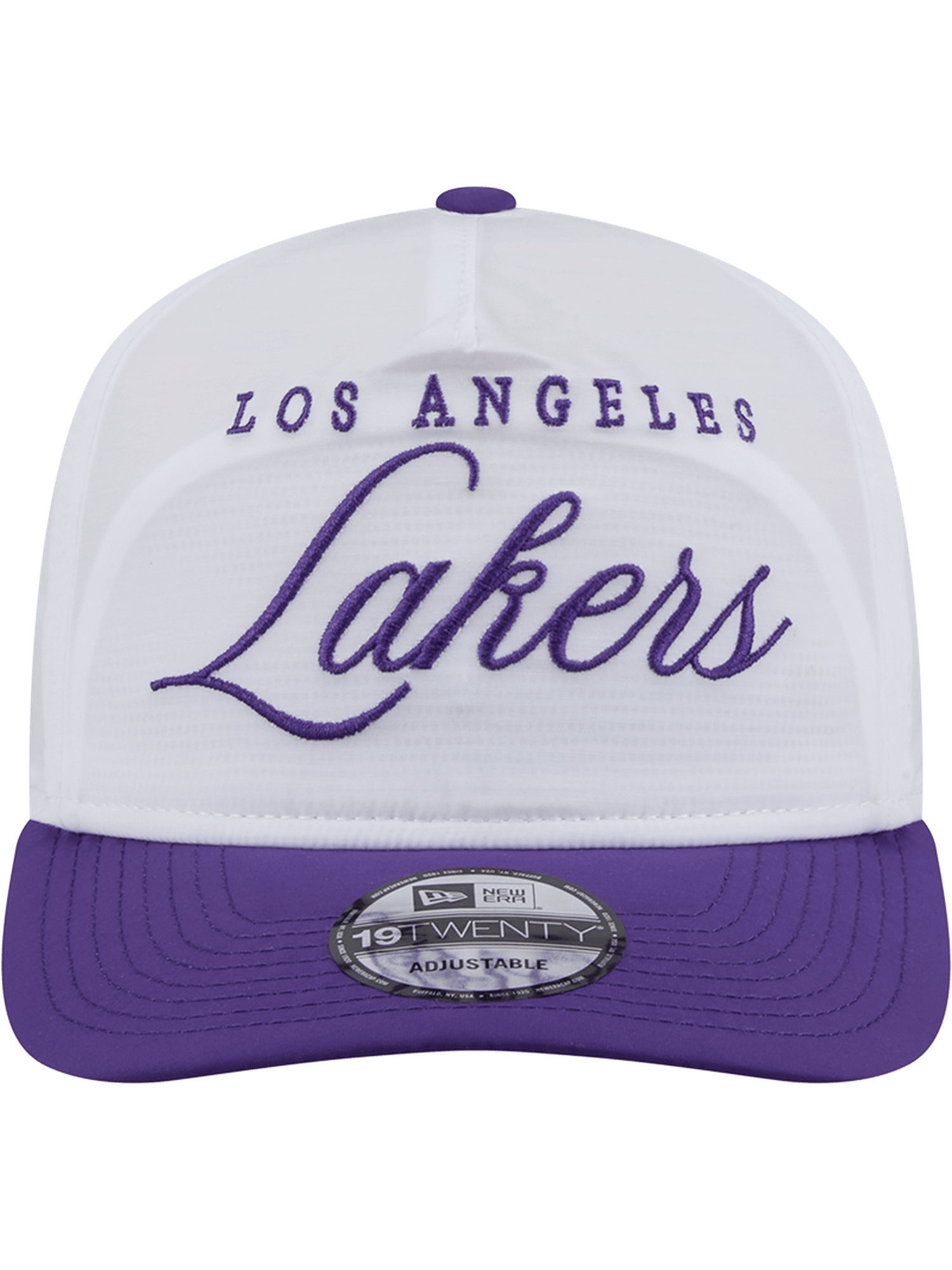 New Era Caps Los Angeles Lakers New Era NBA 25 Draft 19TWENTY A-Frame Pre-Curved Hat - White