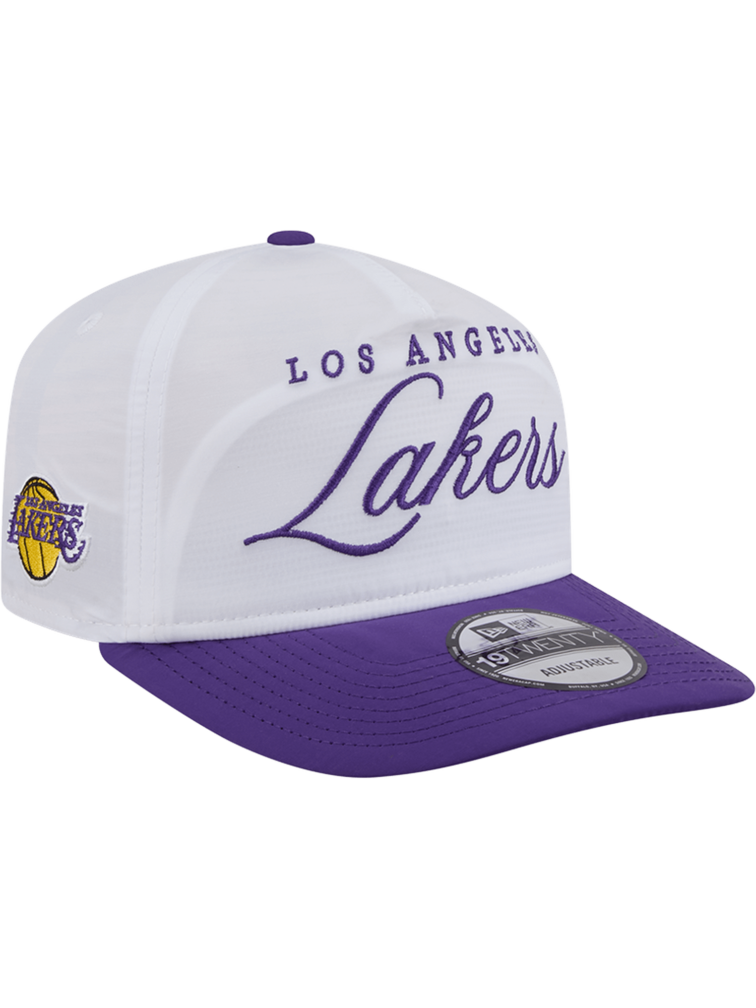 New Era Caps Los Angeles Lakers New Era NBA 25 Draft 19TWENTY A-Frame Pre-Curved Hat - White