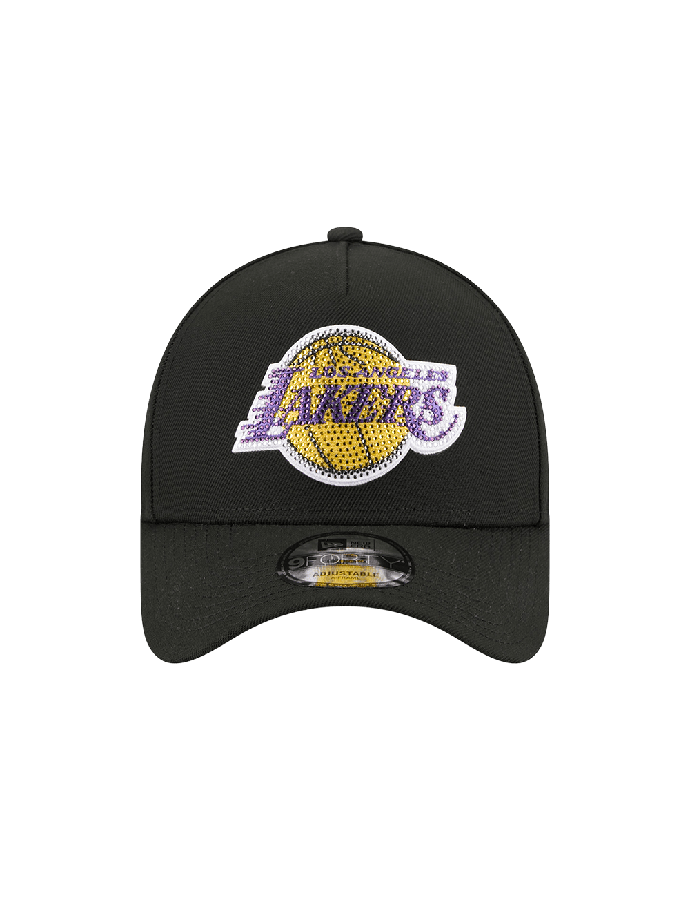New Era Caps OSFM Los Angeles Lakers New Era NBA 26 Draft 9FORTY A-Frame Snapback Hat - Black