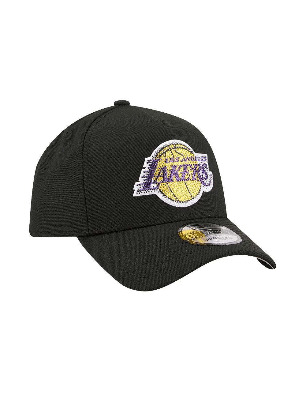 New Era Caps OSFM Los Angeles Lakers New Era NBA 26 Draft 9FORTY A-Frame Snapback Hat - Black