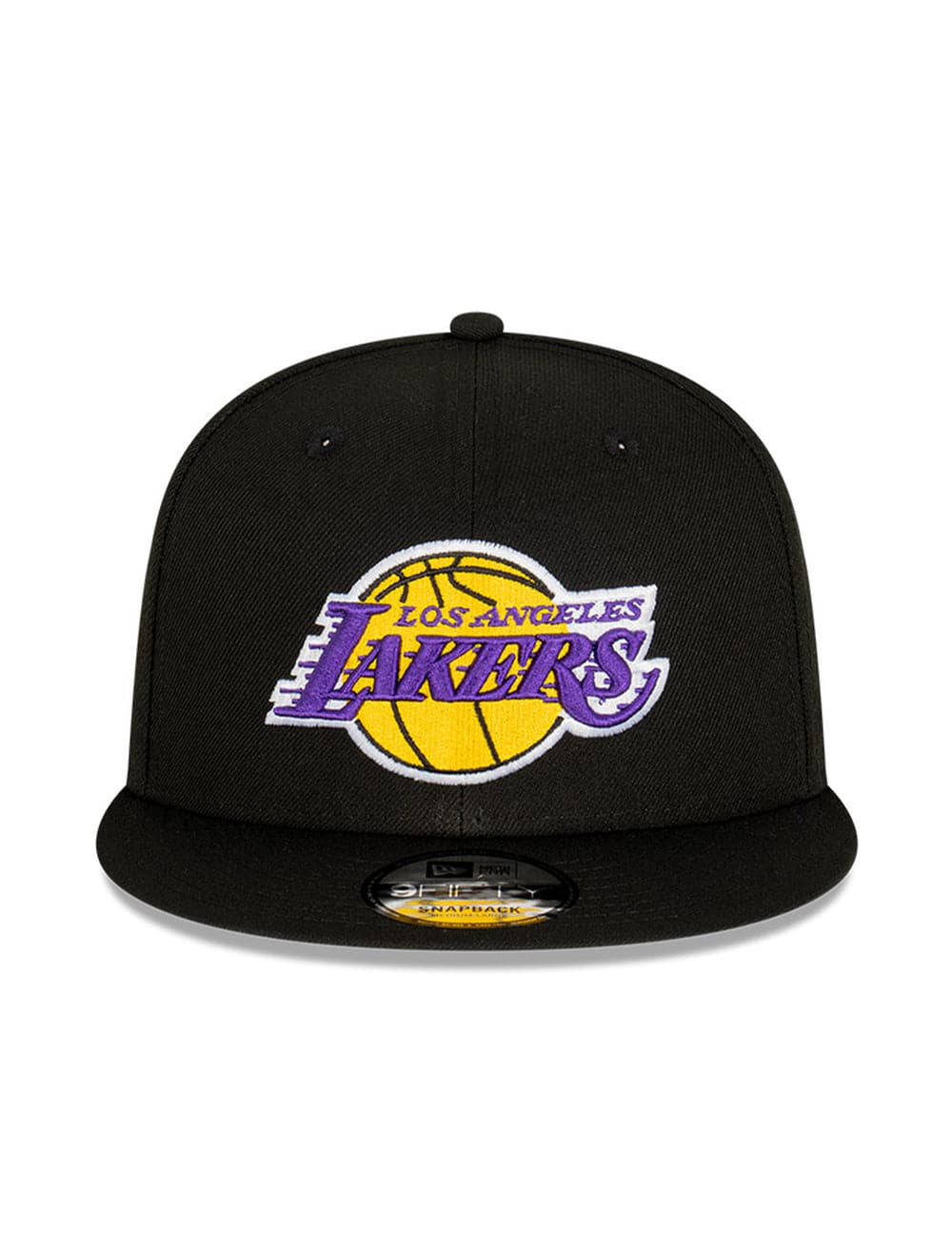 New Era Caps Los Angeles Lakers New Era NBA Champs Patch 9FIFTY Snapback Hat - Black