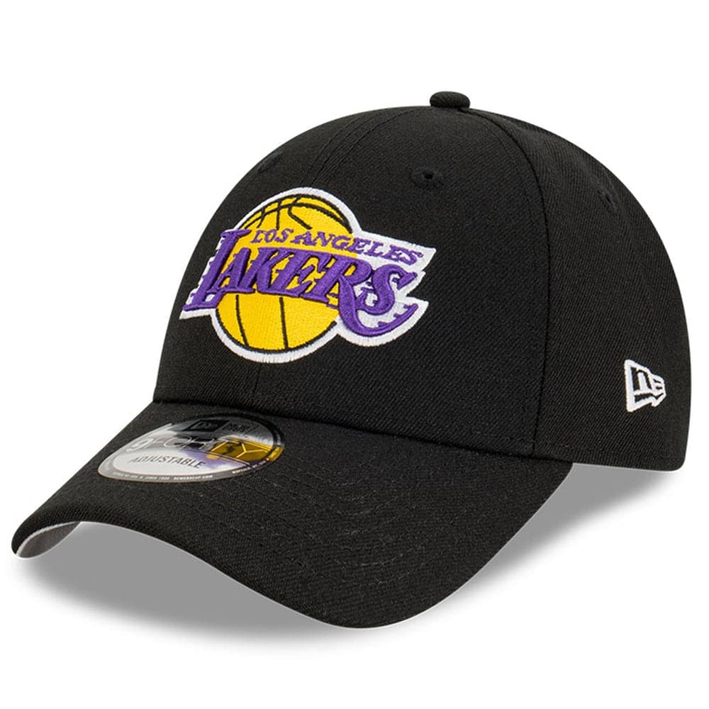 New Era Caps Los Angeles Lakers New Era NBA Champs Patch 9FORTY Snapback Hat - Black
