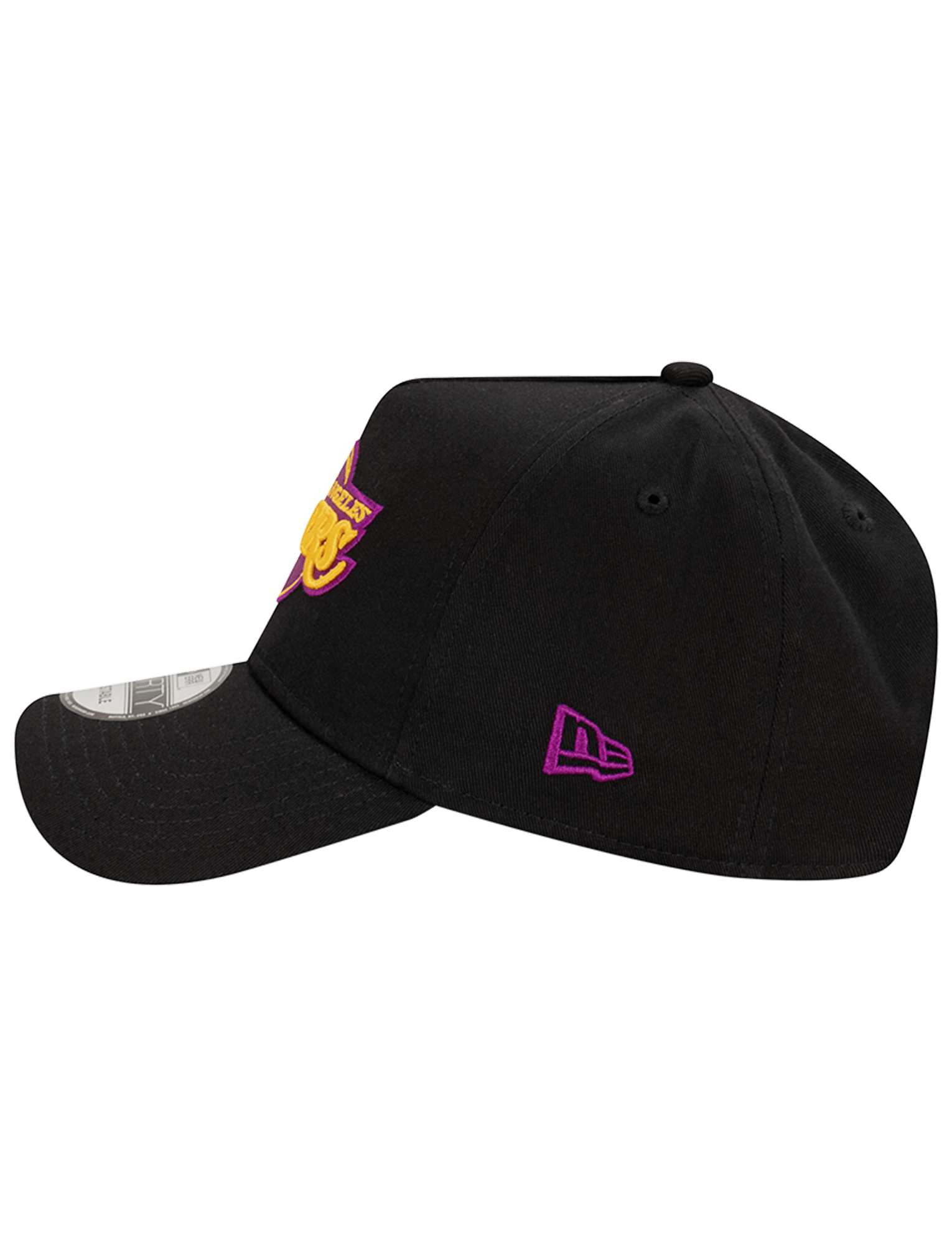 New Era Caps Los Angeles Lakers New Era NBA LA Vibes 9FORTY A-Frame Snapback Hat - Black