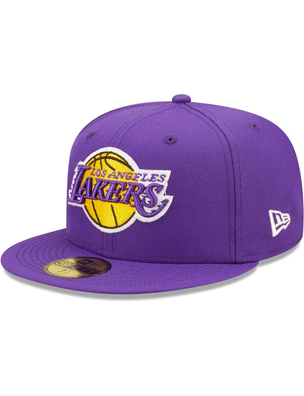 New Era Caps Los Angeles Lakers New Era NBA Pop Sweat 59FIFTY Fitted Hat - Purple