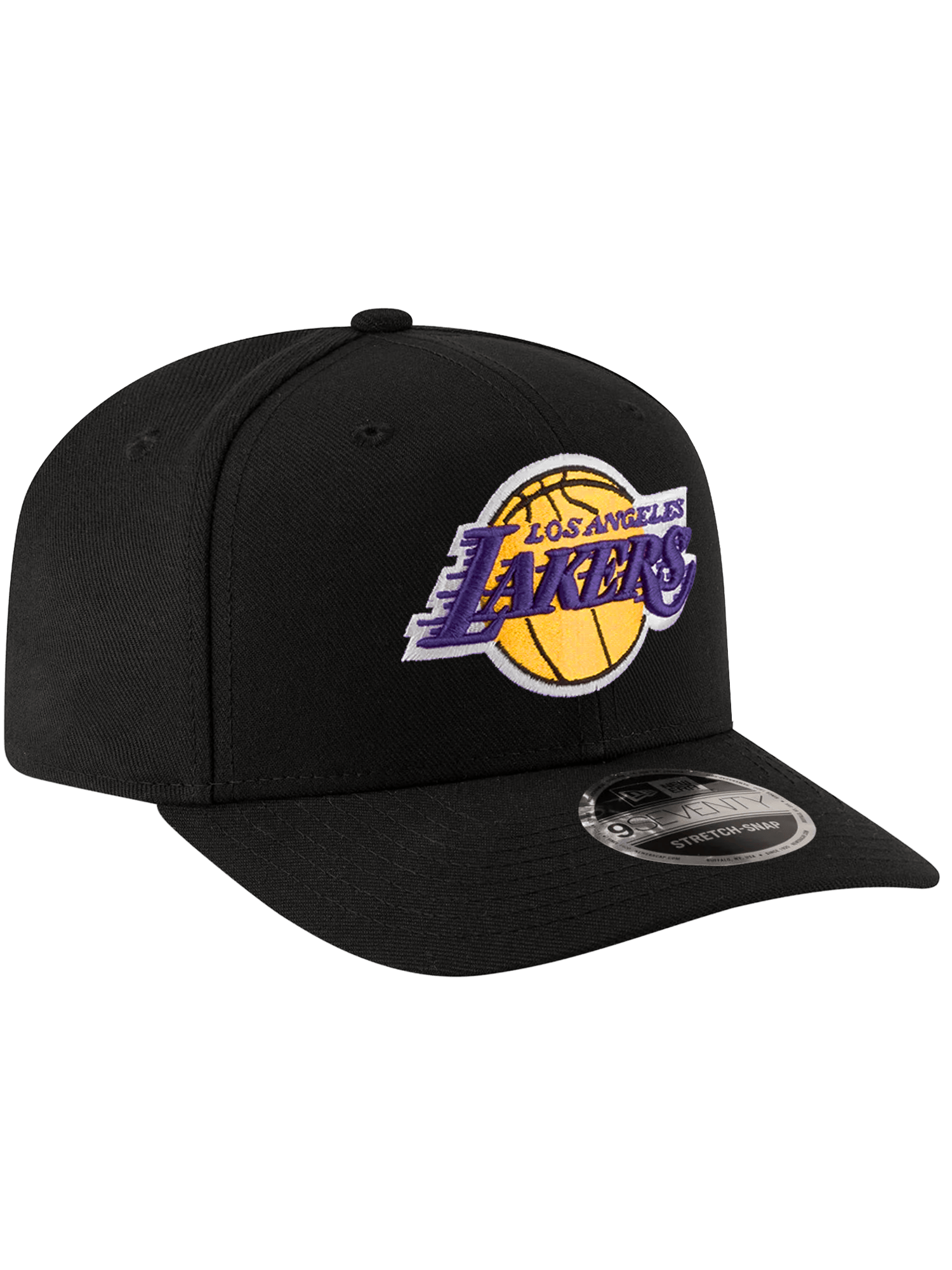 New Era Caps OSFA Los Angeles Lakers New Era NBA Team 9SEVENTY Stretch-Snapback Hat - Black